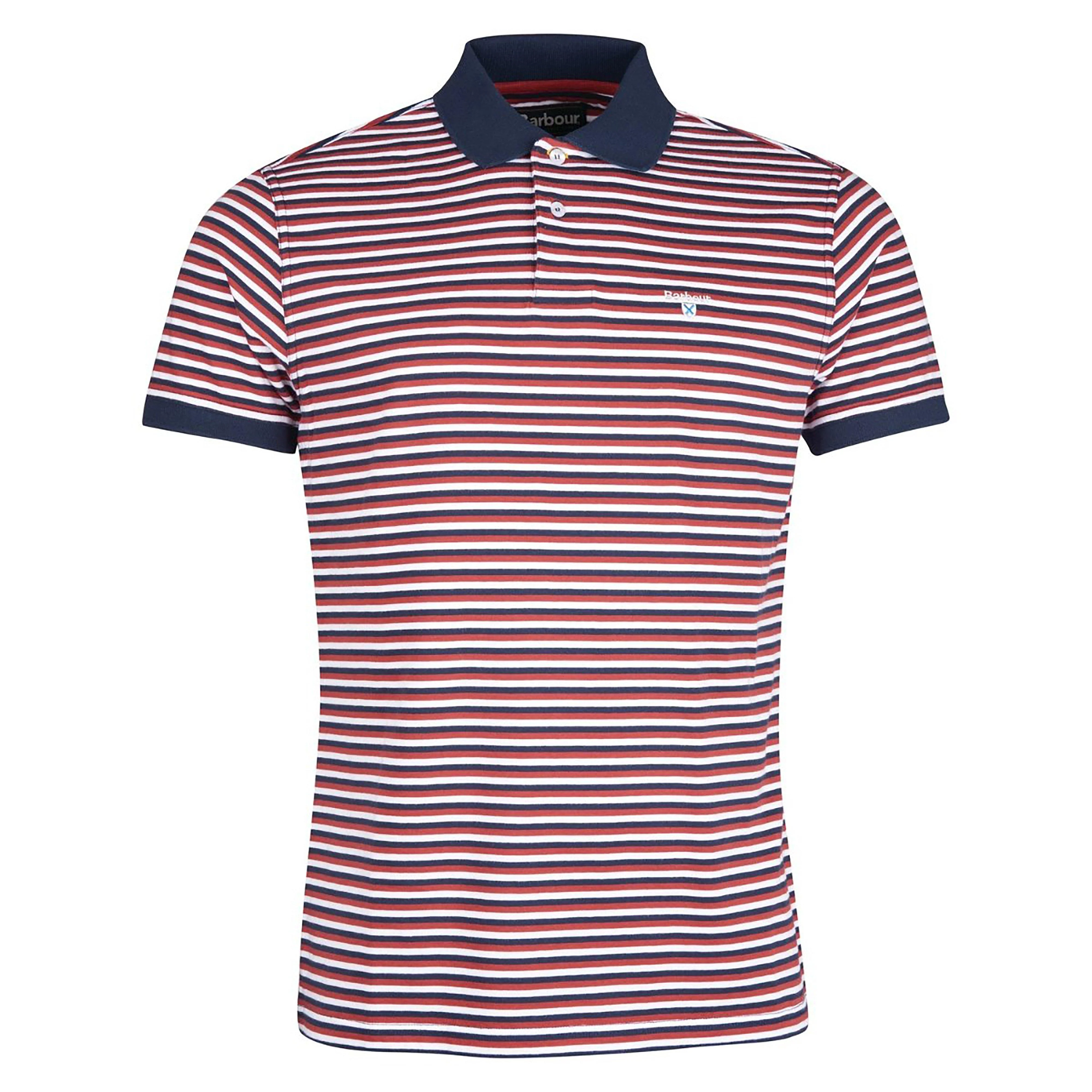 Mens Swinden Polo Shirt Wine - Image 8