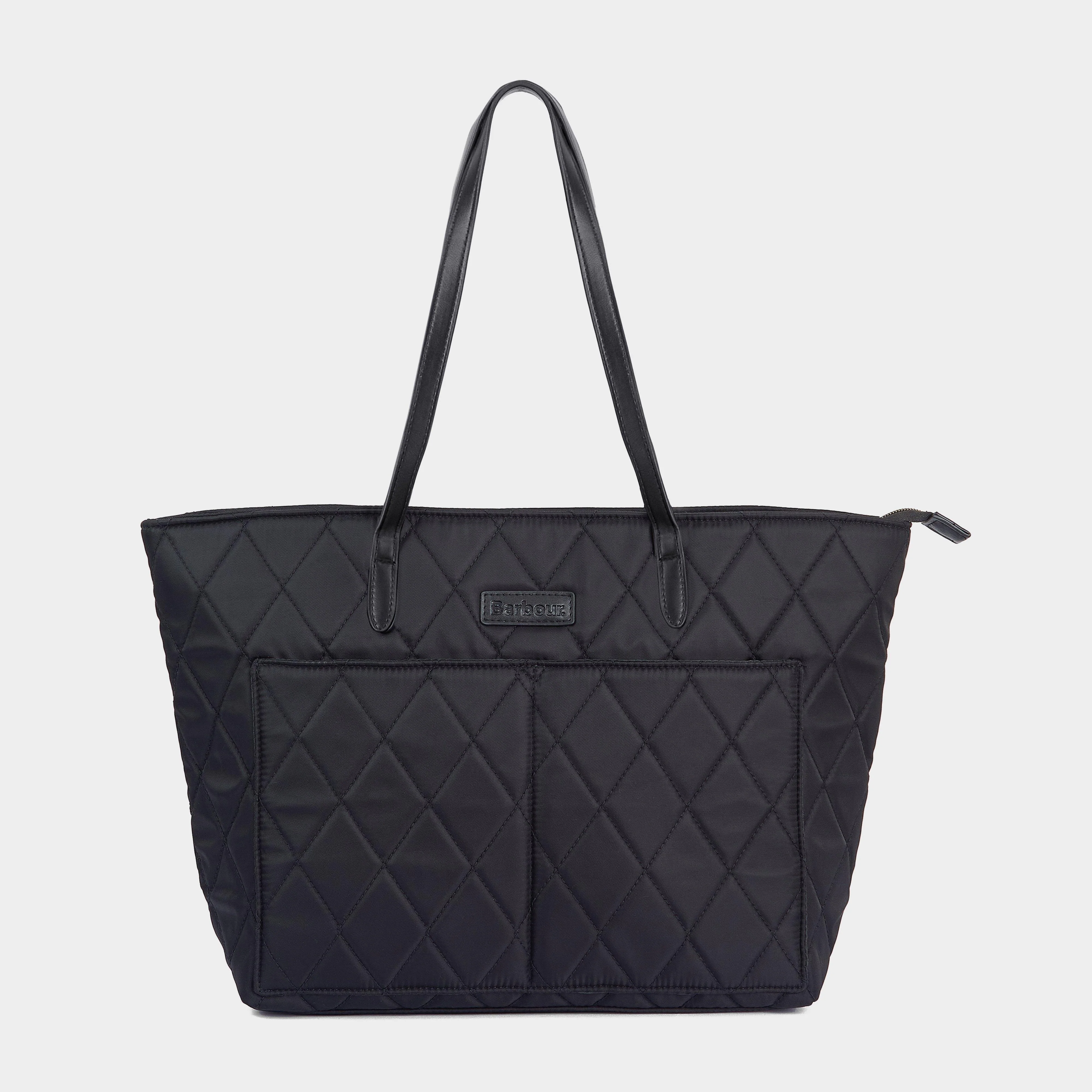 Quilted Tote Bag Black - Image 2