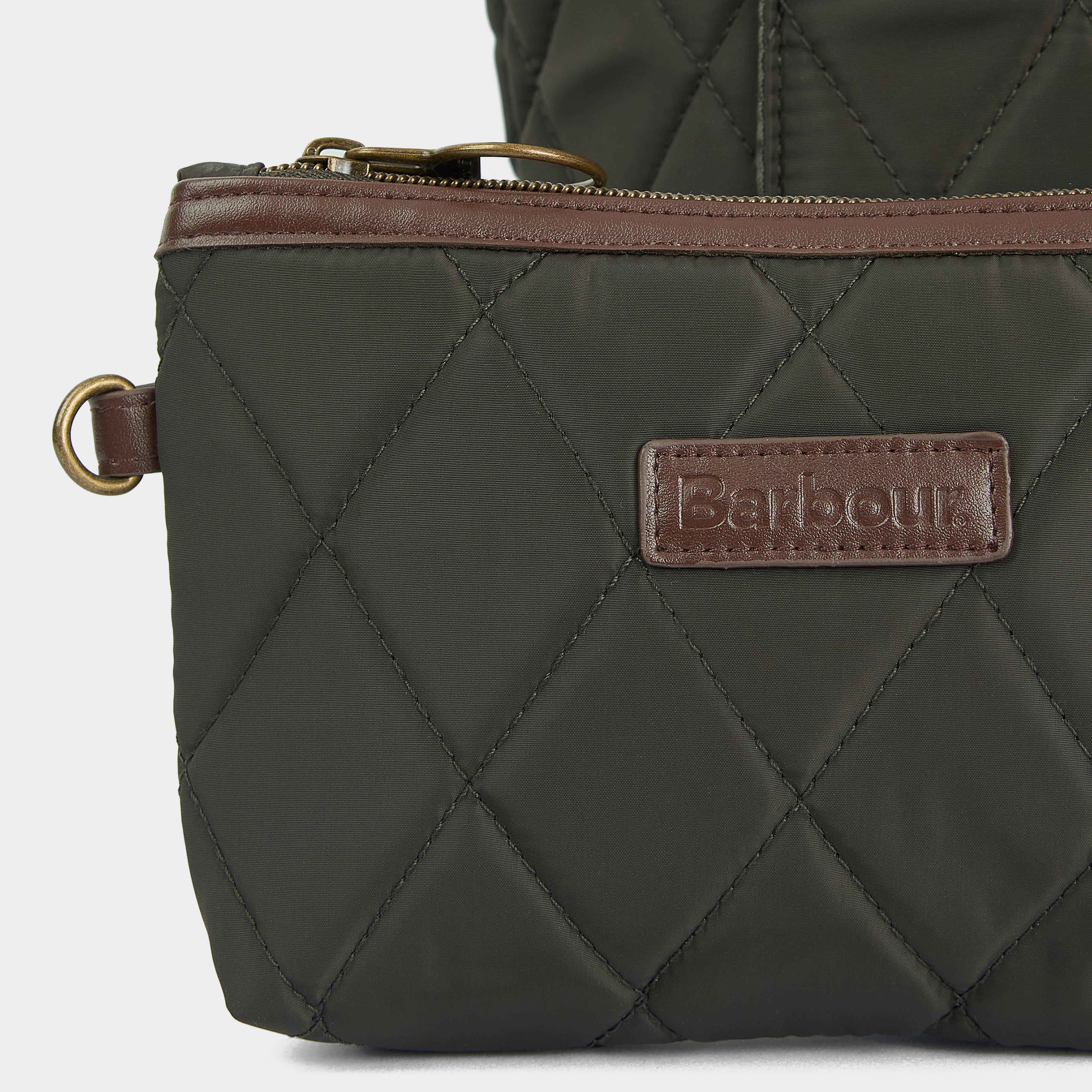 Quilted Tote Bag Olive - Image 6