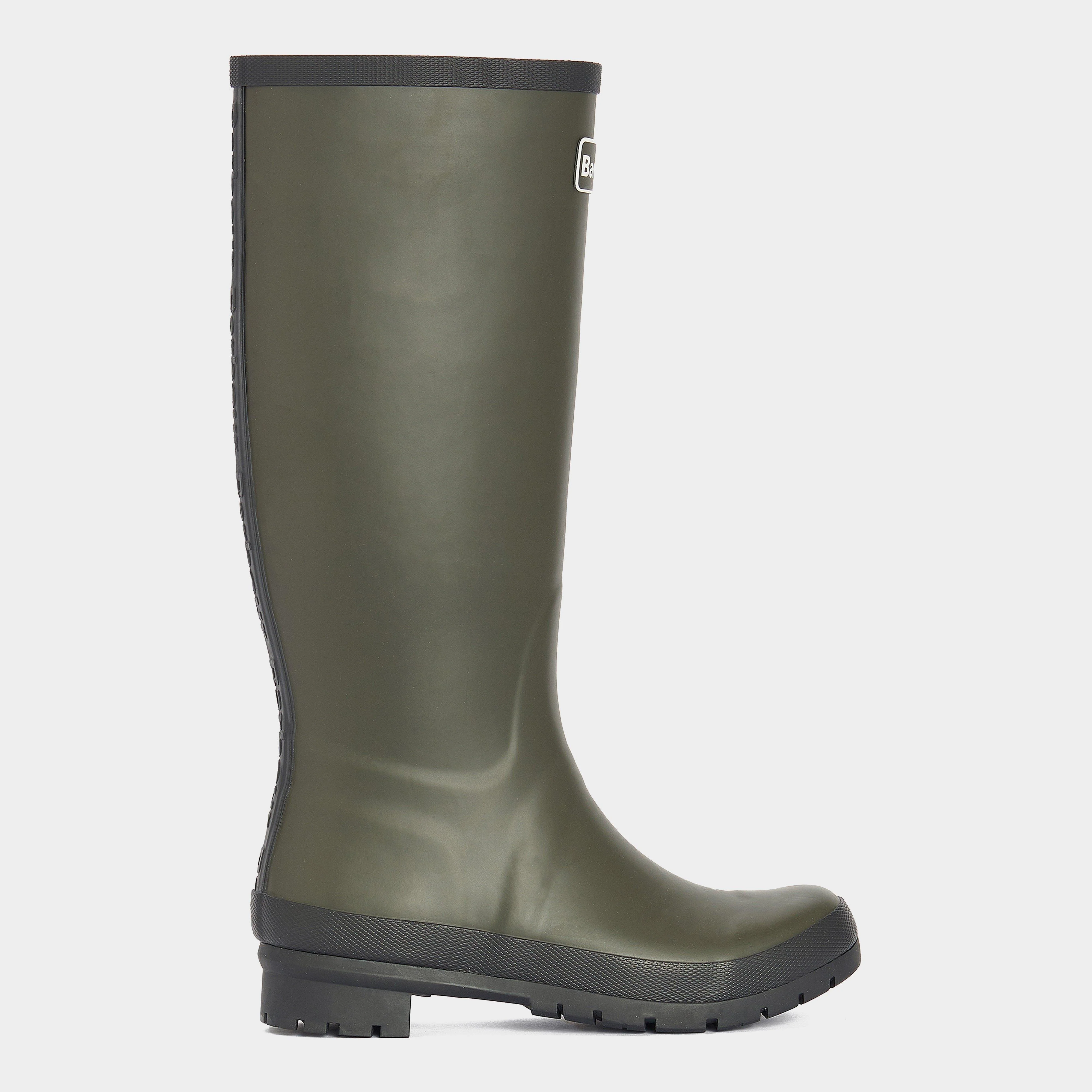 Womens Abbey Wellington Boots Olive - Image 4