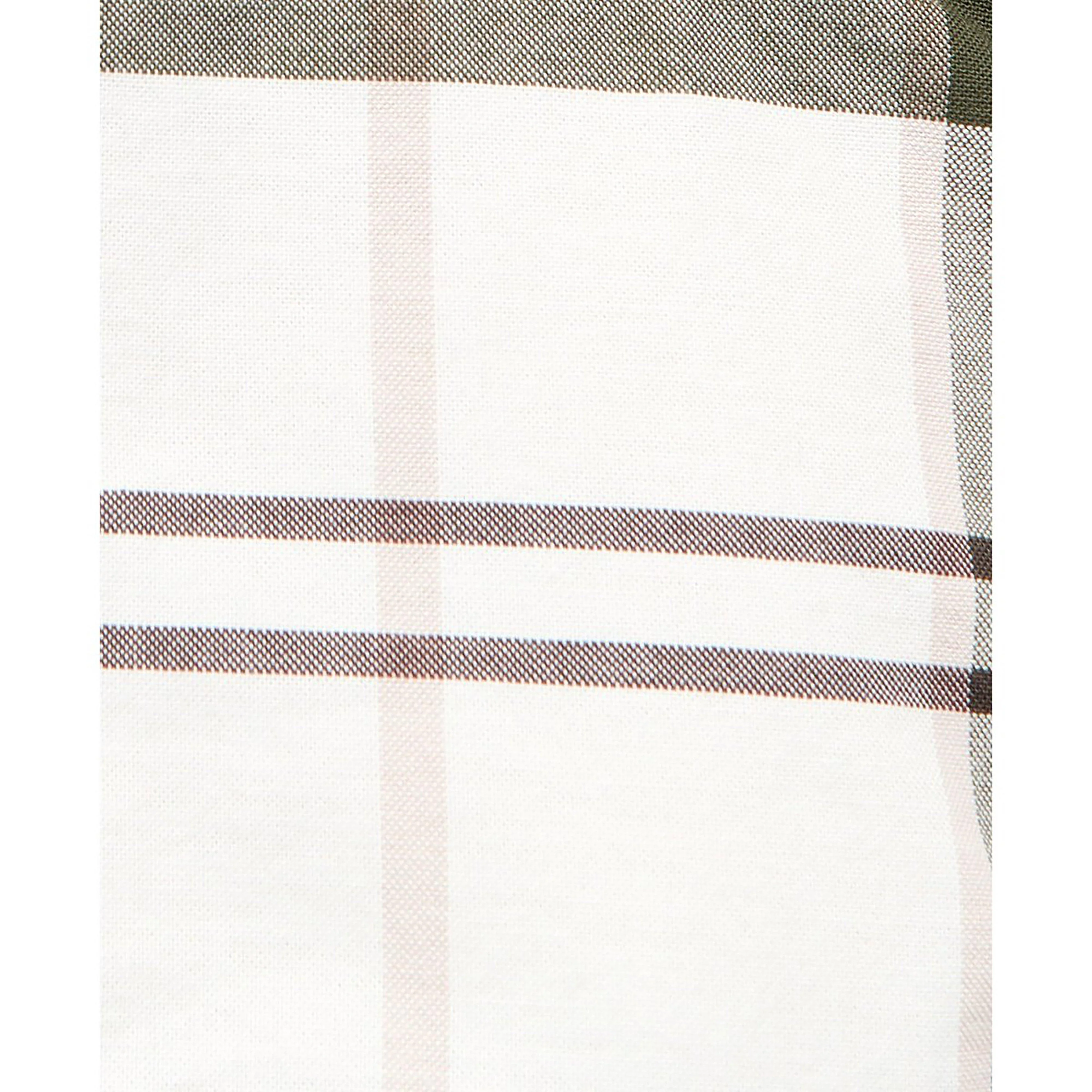 Womens Alena Shirt Olive Pink Check - Image 5