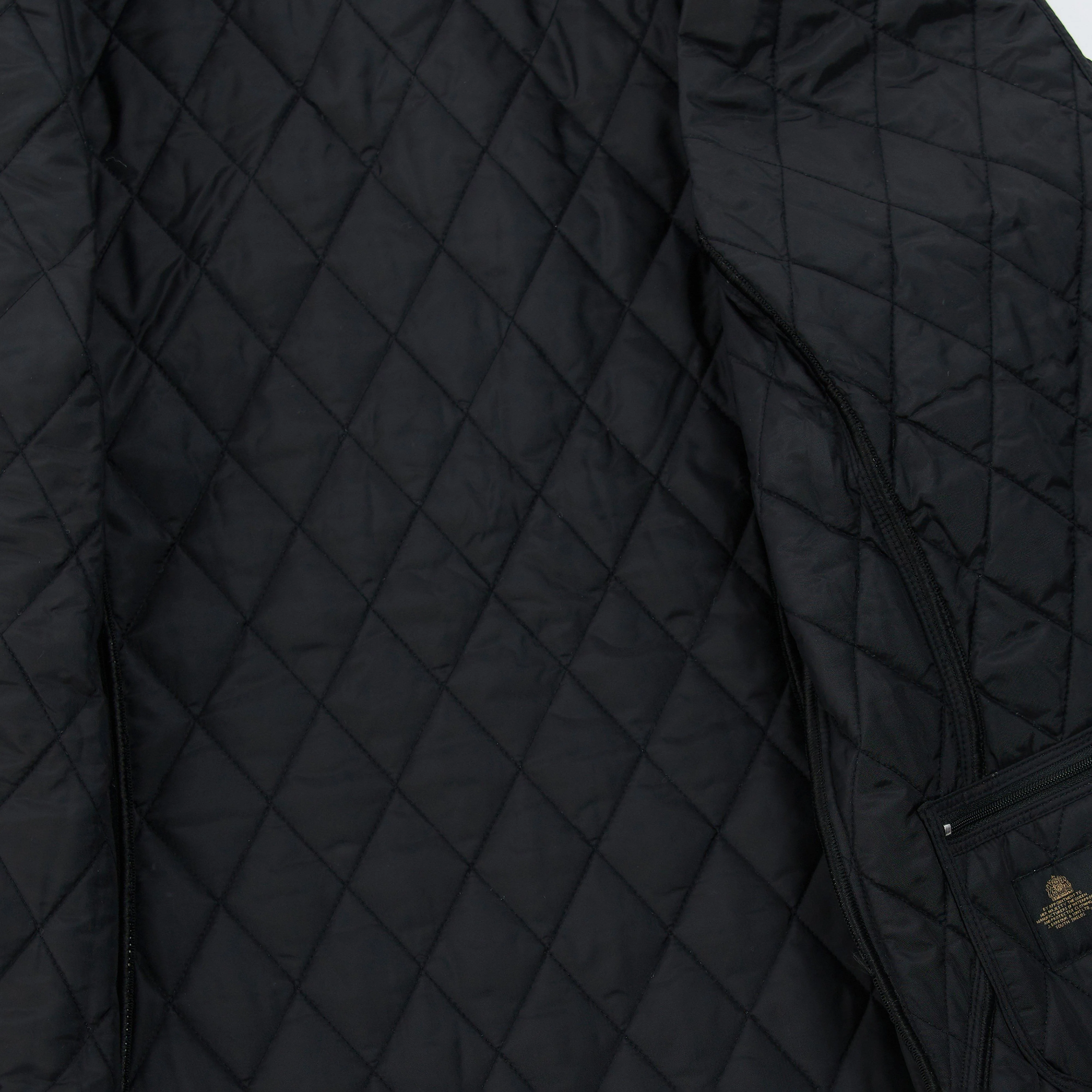 Womens Annandale Quilted Jacket Black - Image 5