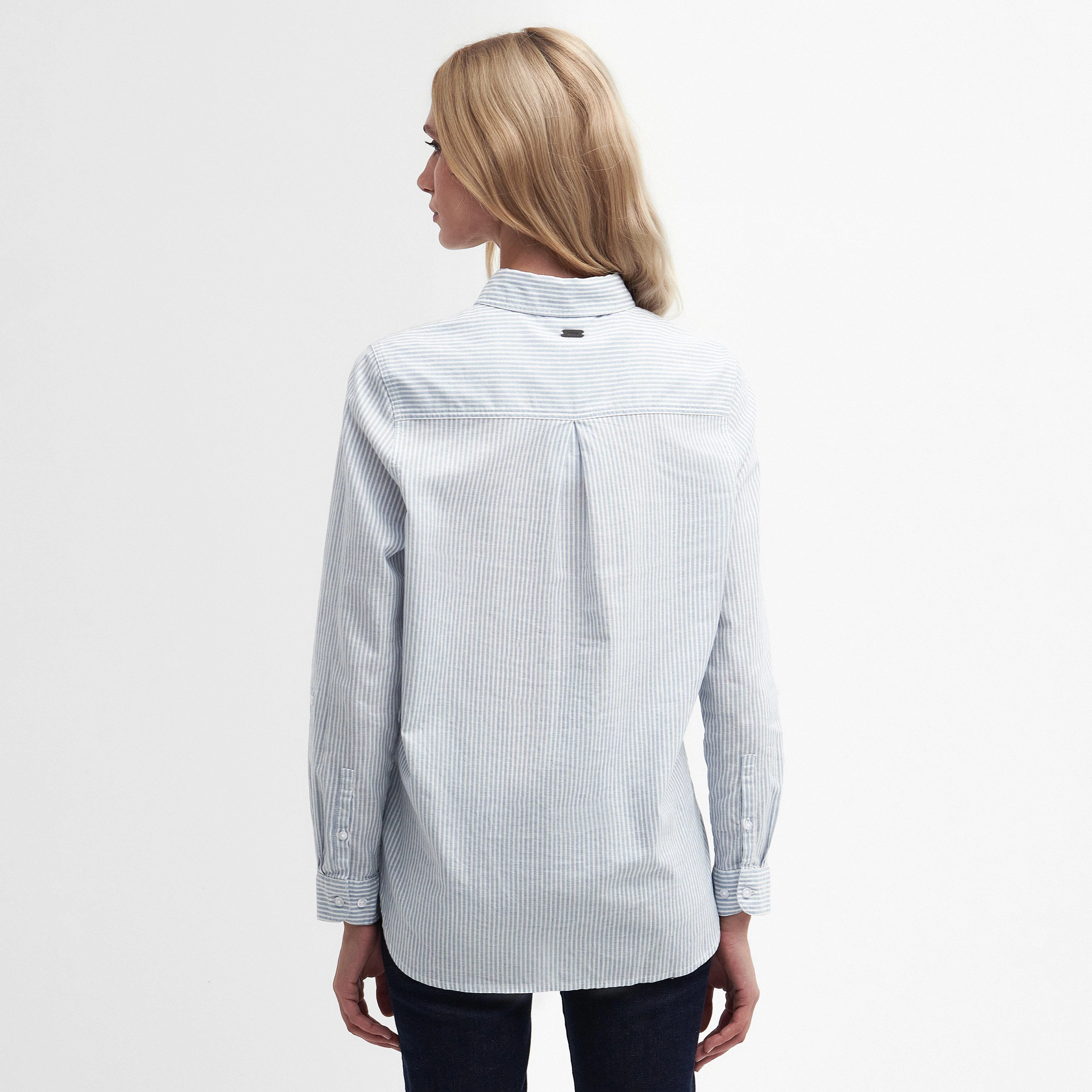 Womens Beachfront Shirt Chambray Stripe - Image 2