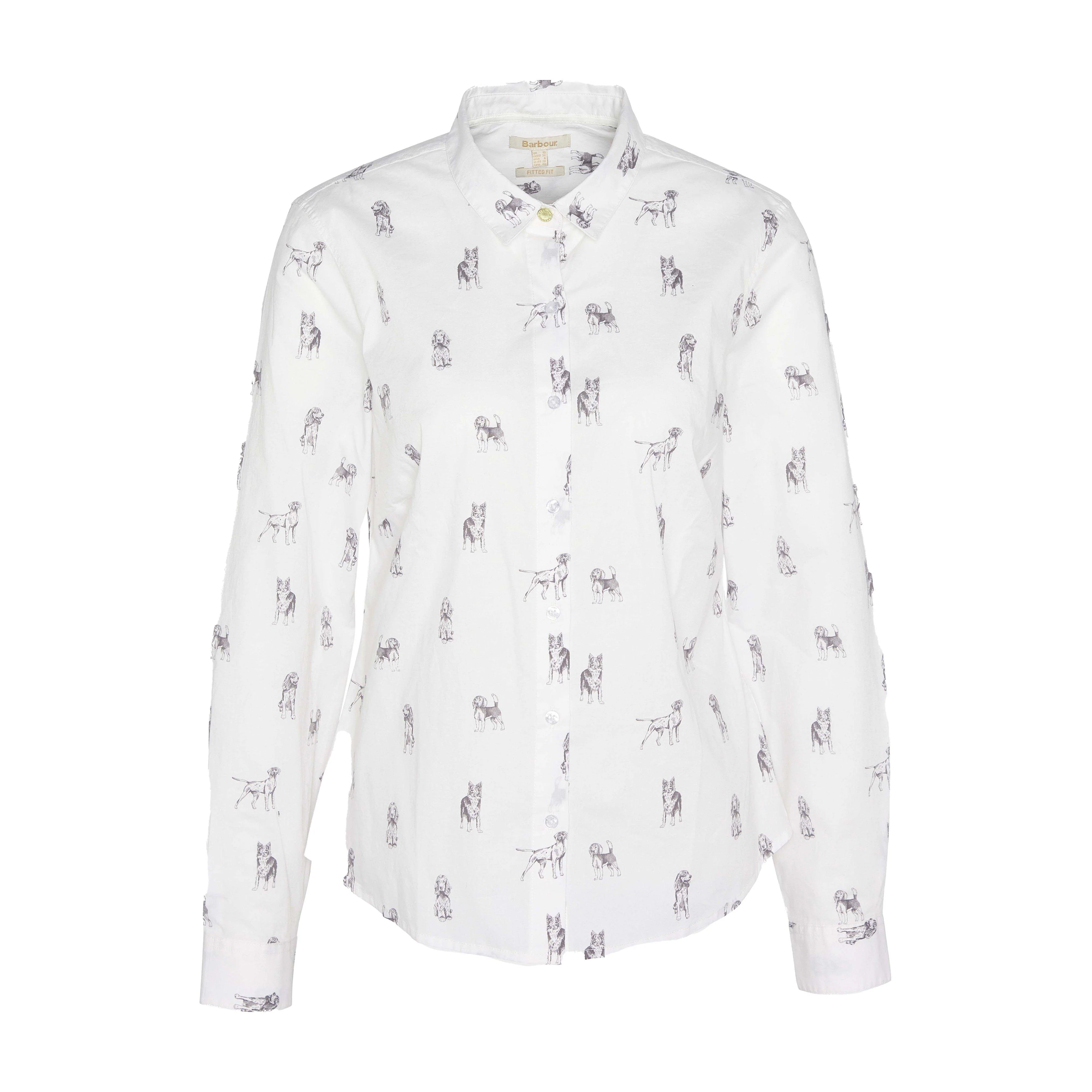 Womens Brambles Shirt Dog Print - Image 2