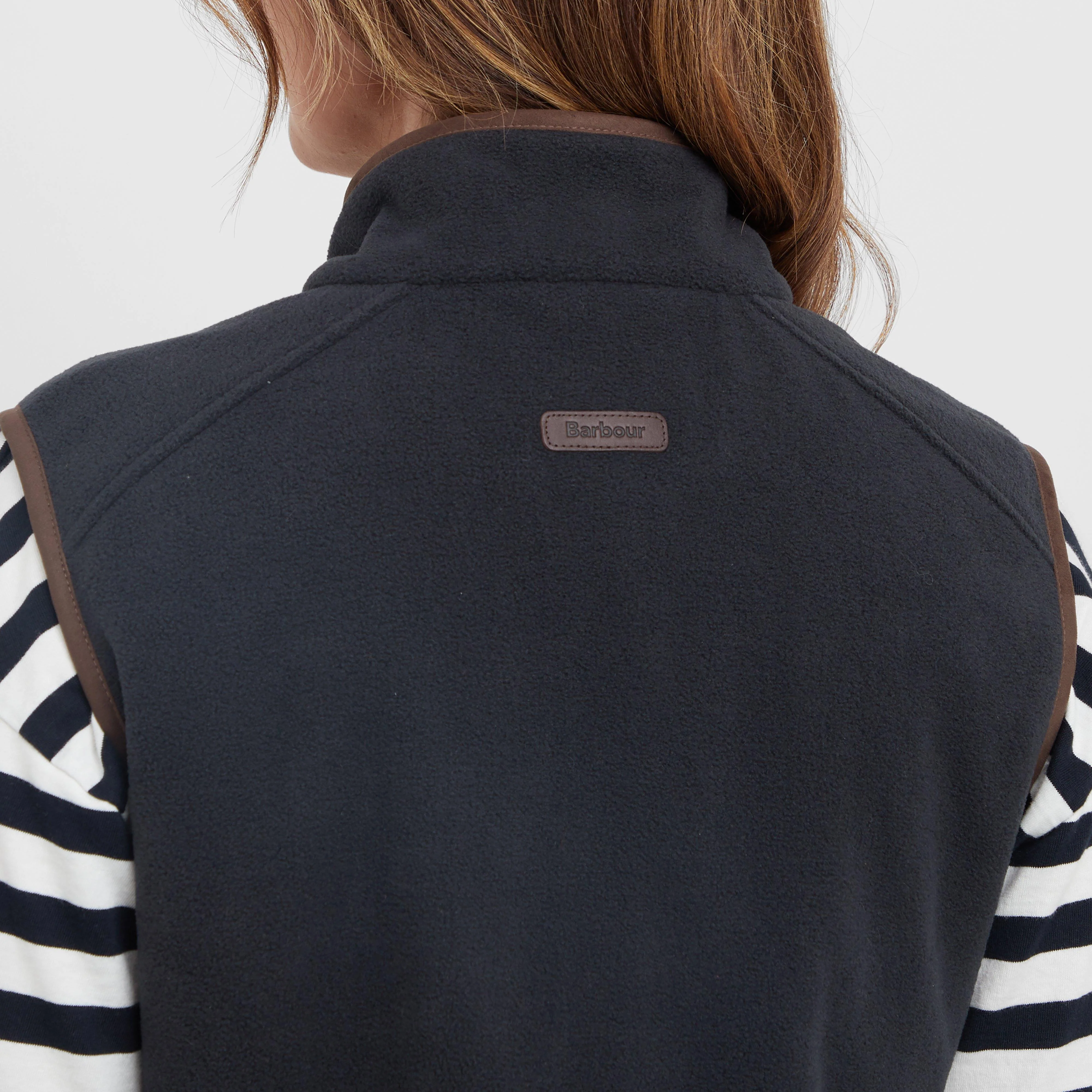 Womens Country Colton Fleece Gilet Navy - Image 6