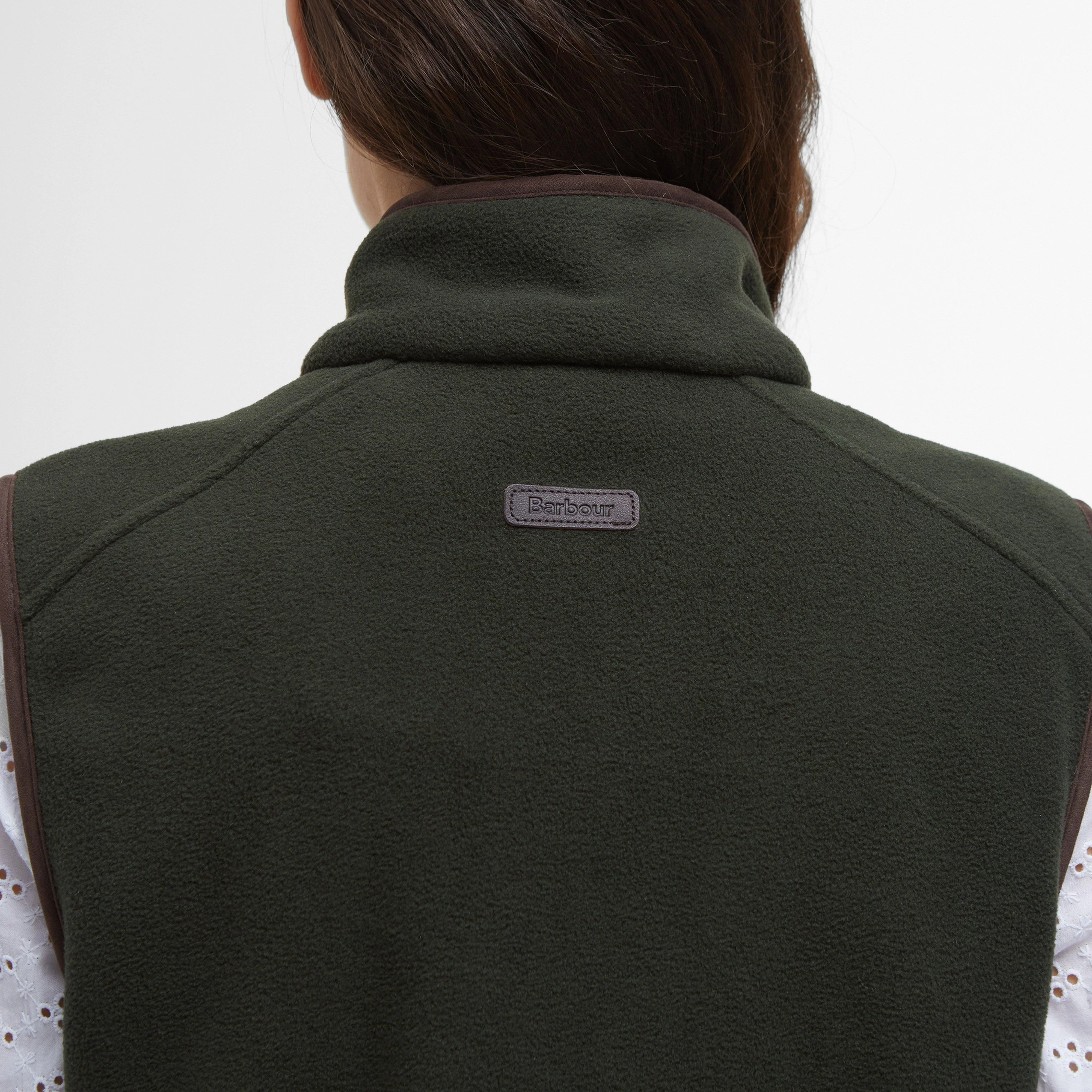 Womens Country Colton Fleece Gilet Sage - Image 4