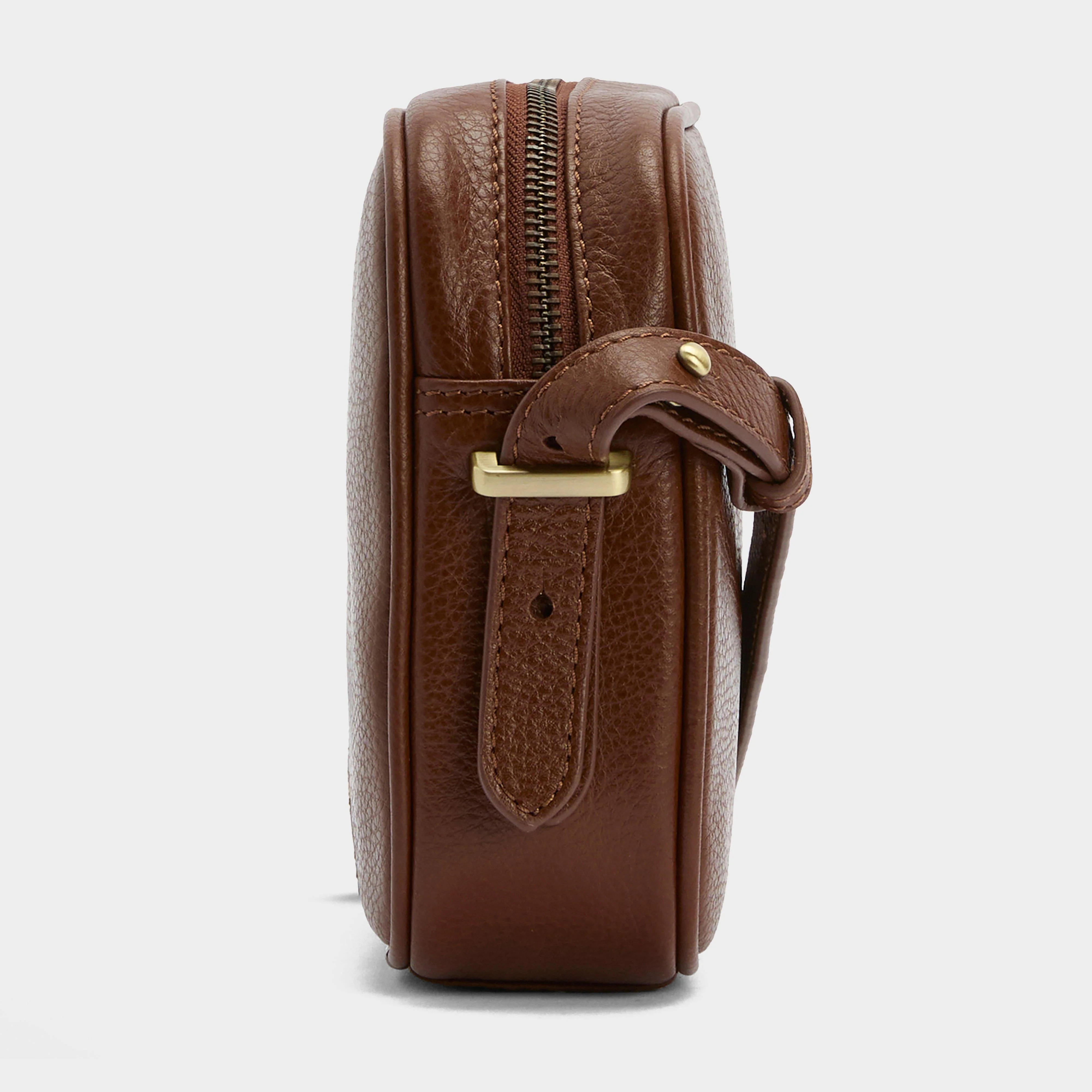 Women's Daphne Leather Crossbody Bag Brown - Image 3