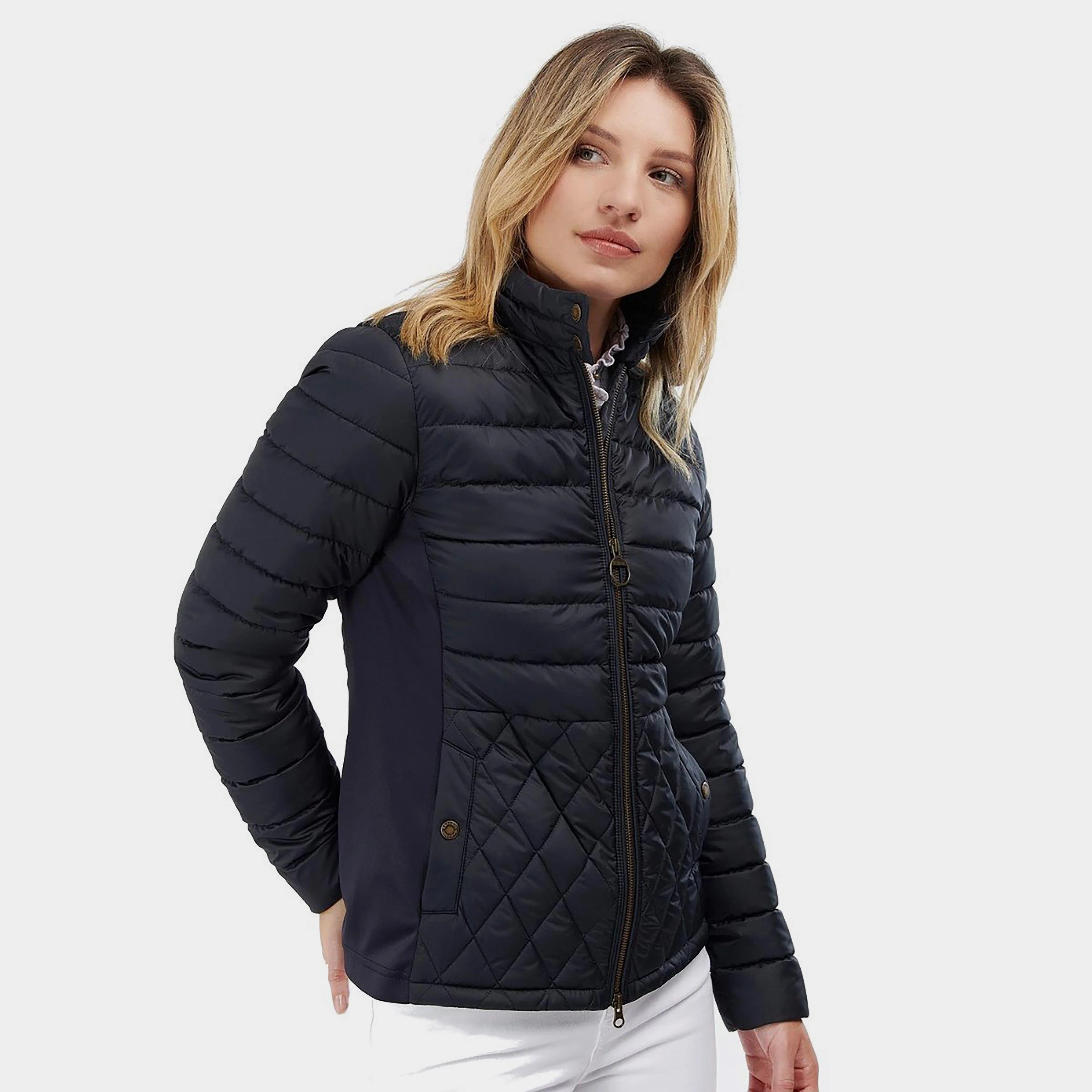 Womens Esme Quilt Jacket Dark Navy - Image 3