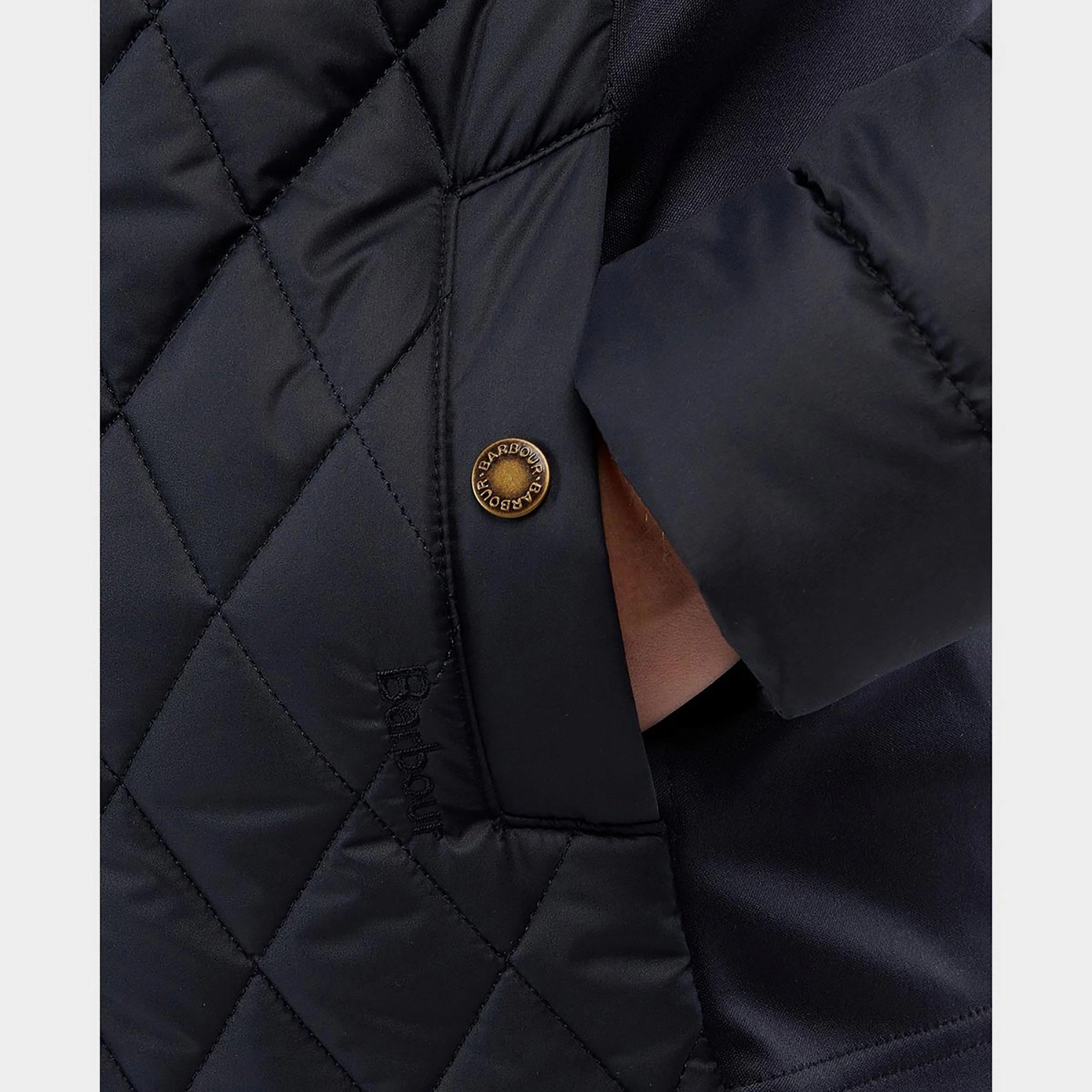 Womens Esme Quilt Jacket Dark Navy - Image 4