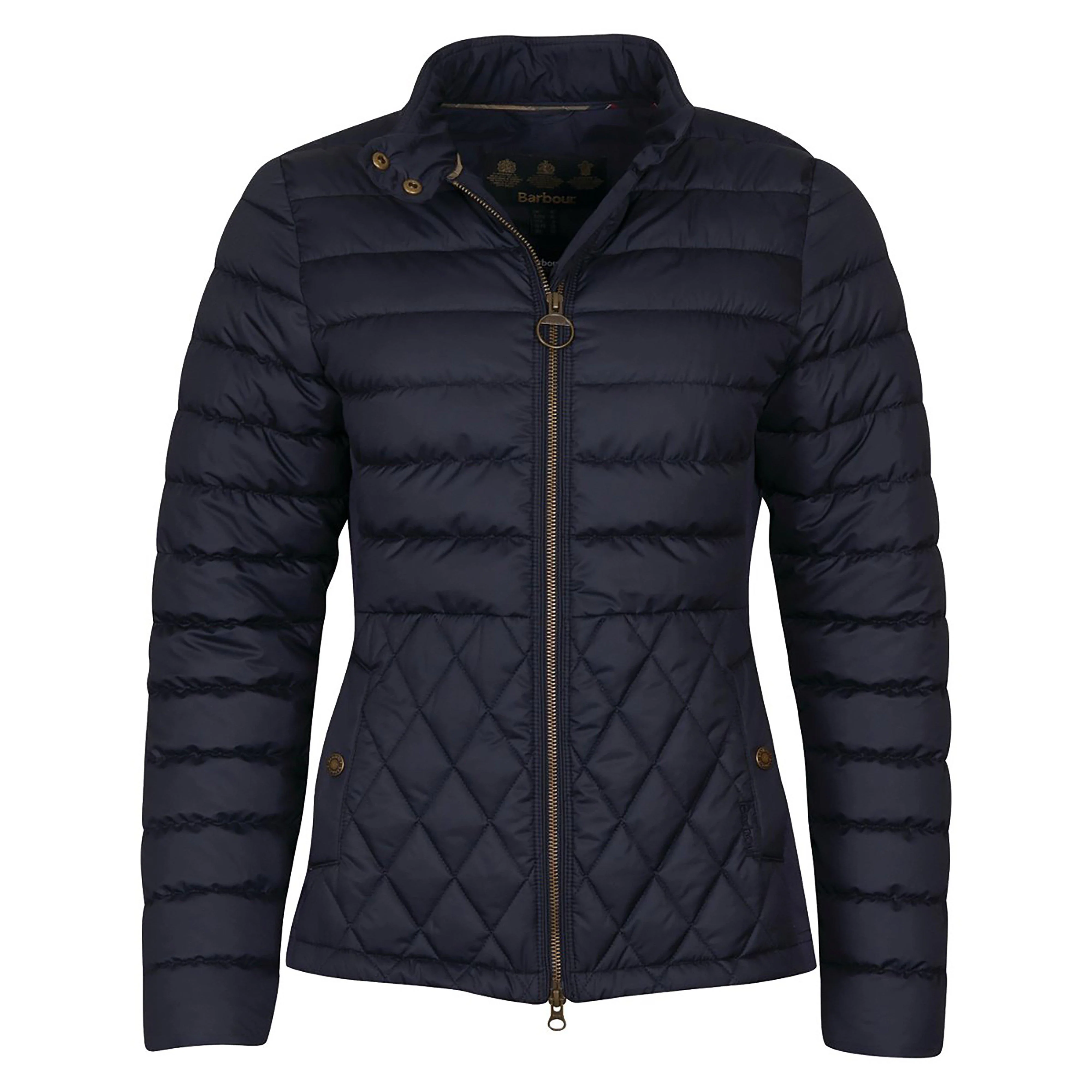 Womens Esme Quilt Jacket Dark Navy - Image 8