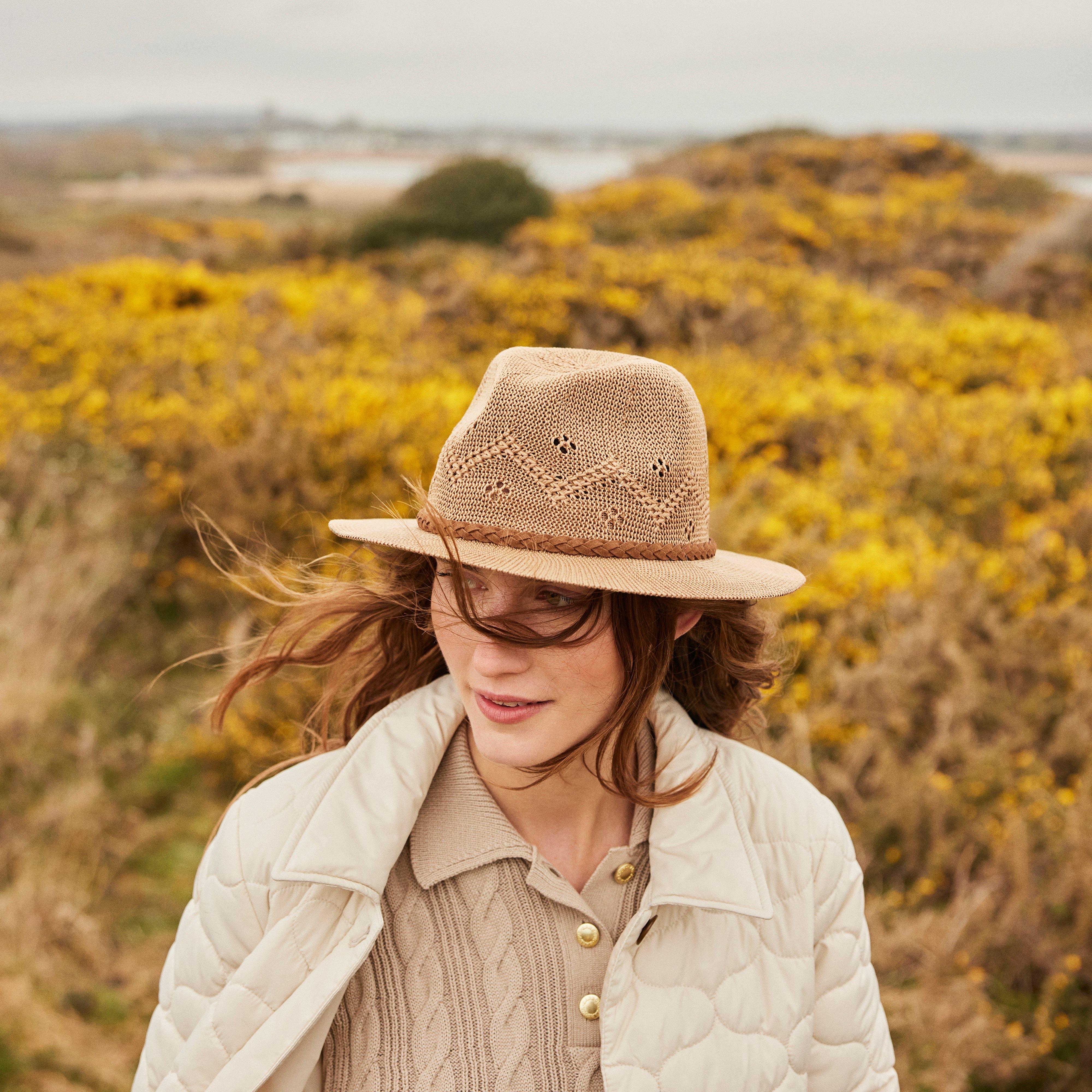 Womens Flowerdale Trilby Beige - Image 6