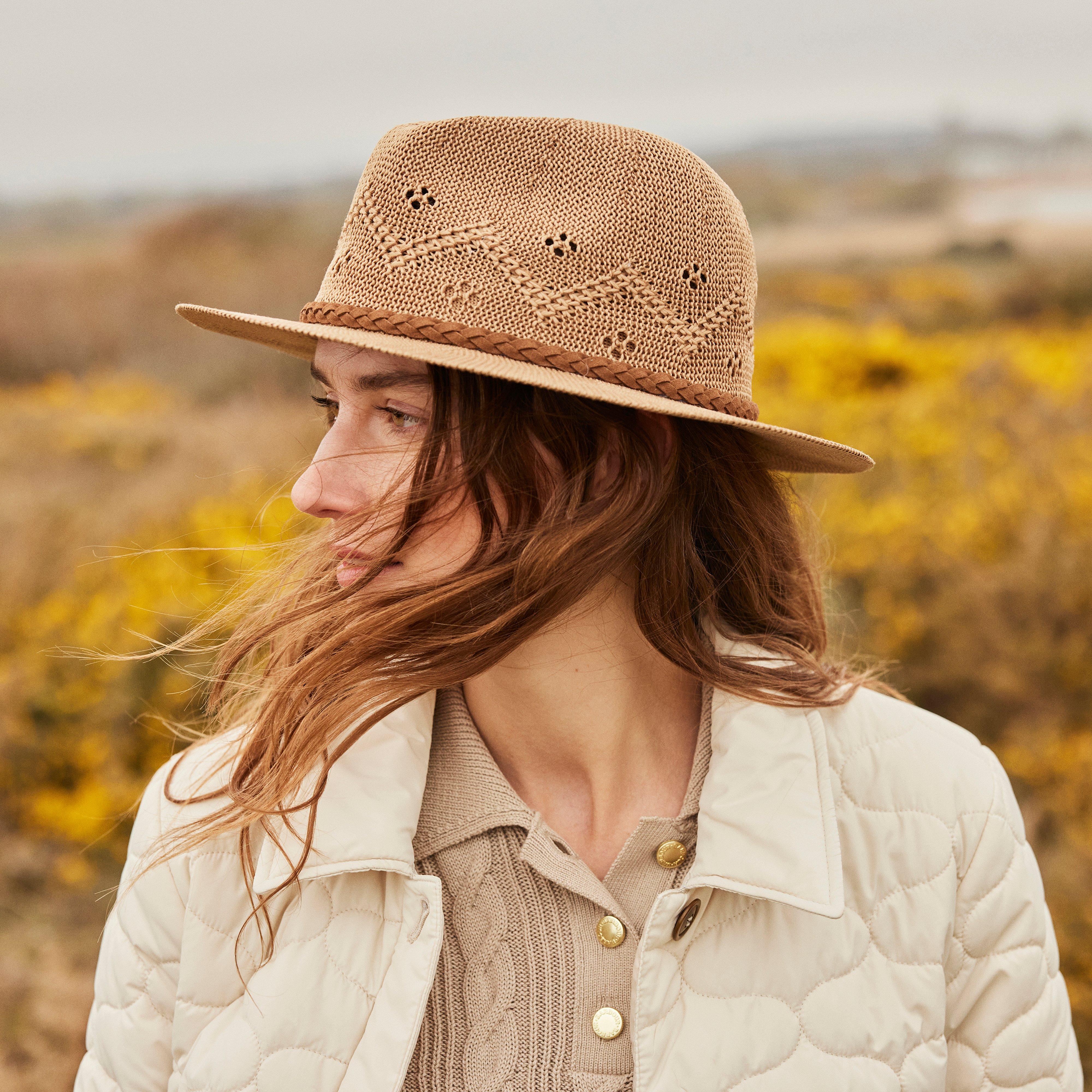 Womens Flowerdale Trilby Beige - Image 7