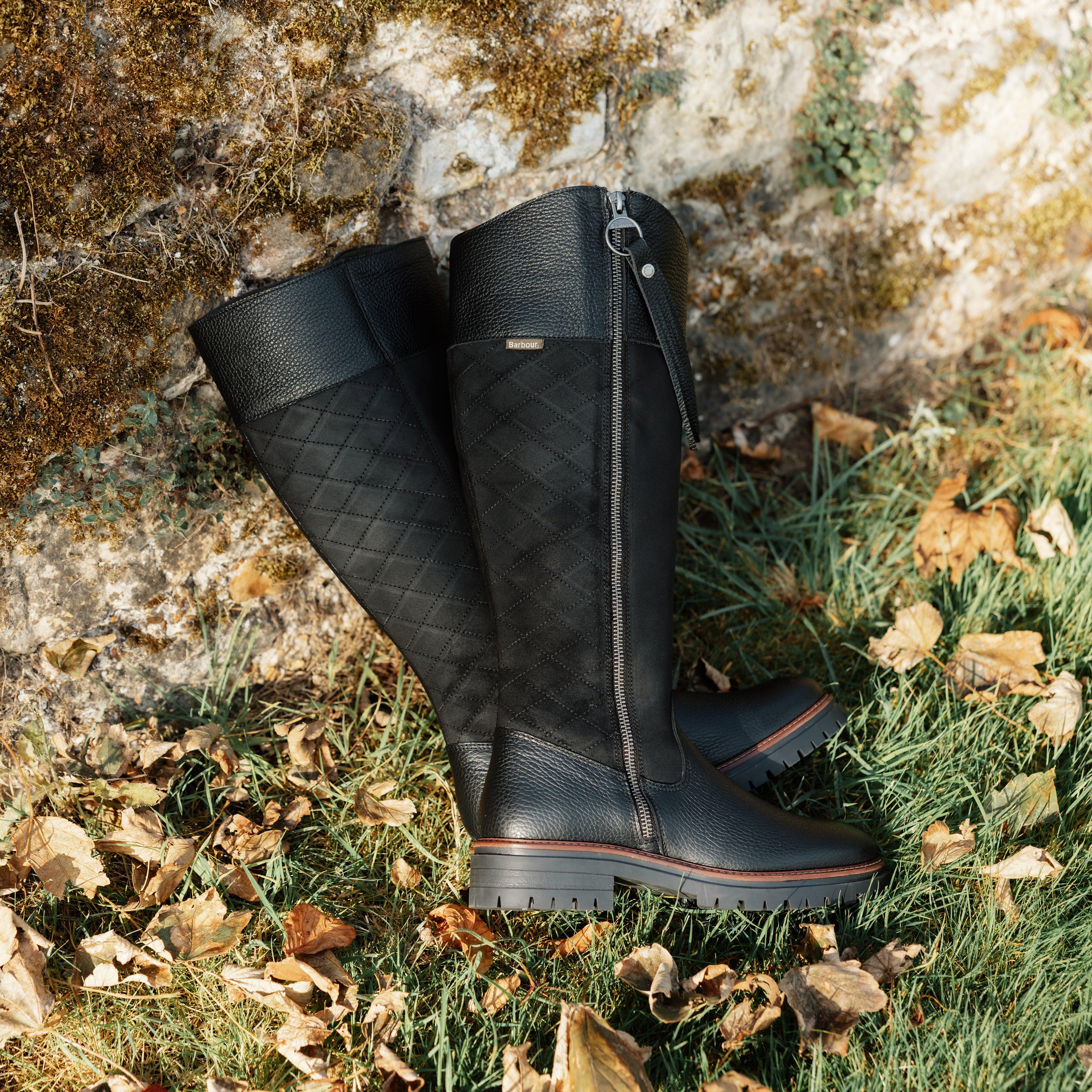 Womens Ingrid Tall Boots Black - Image 3