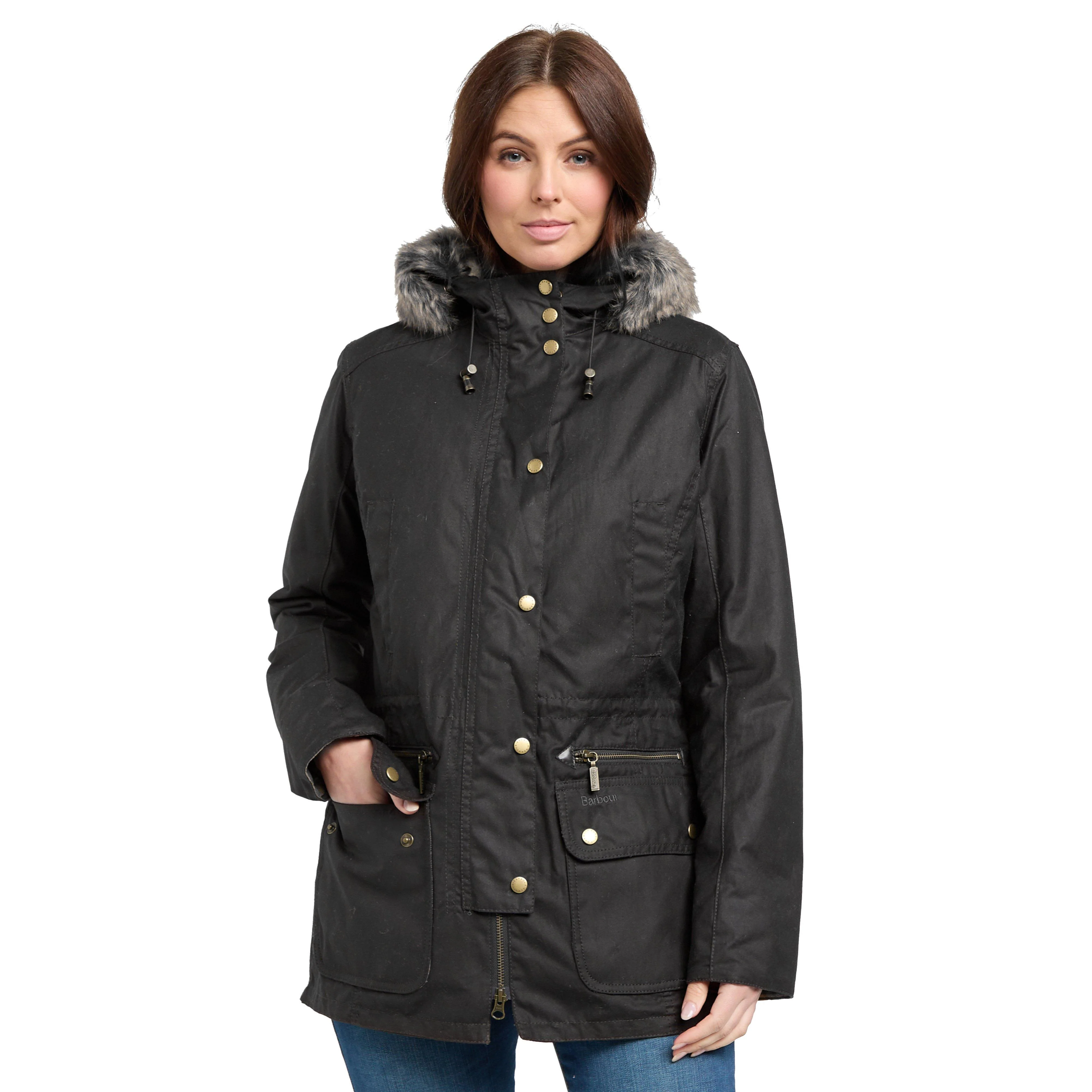 Womens Kelsall Wax Parka Rustic - Image 11