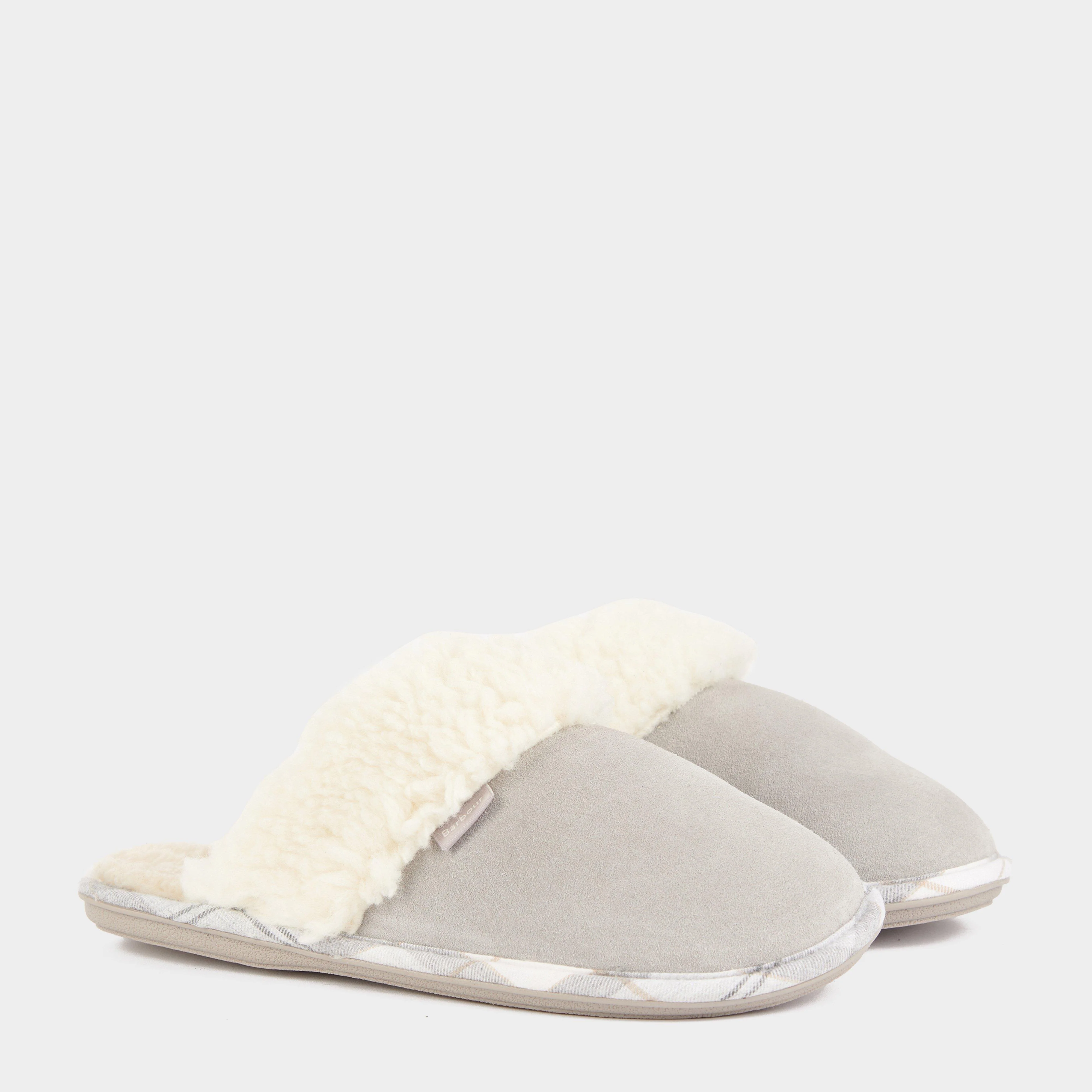 Womens Lydia Mule Slippers Grey - Image 2