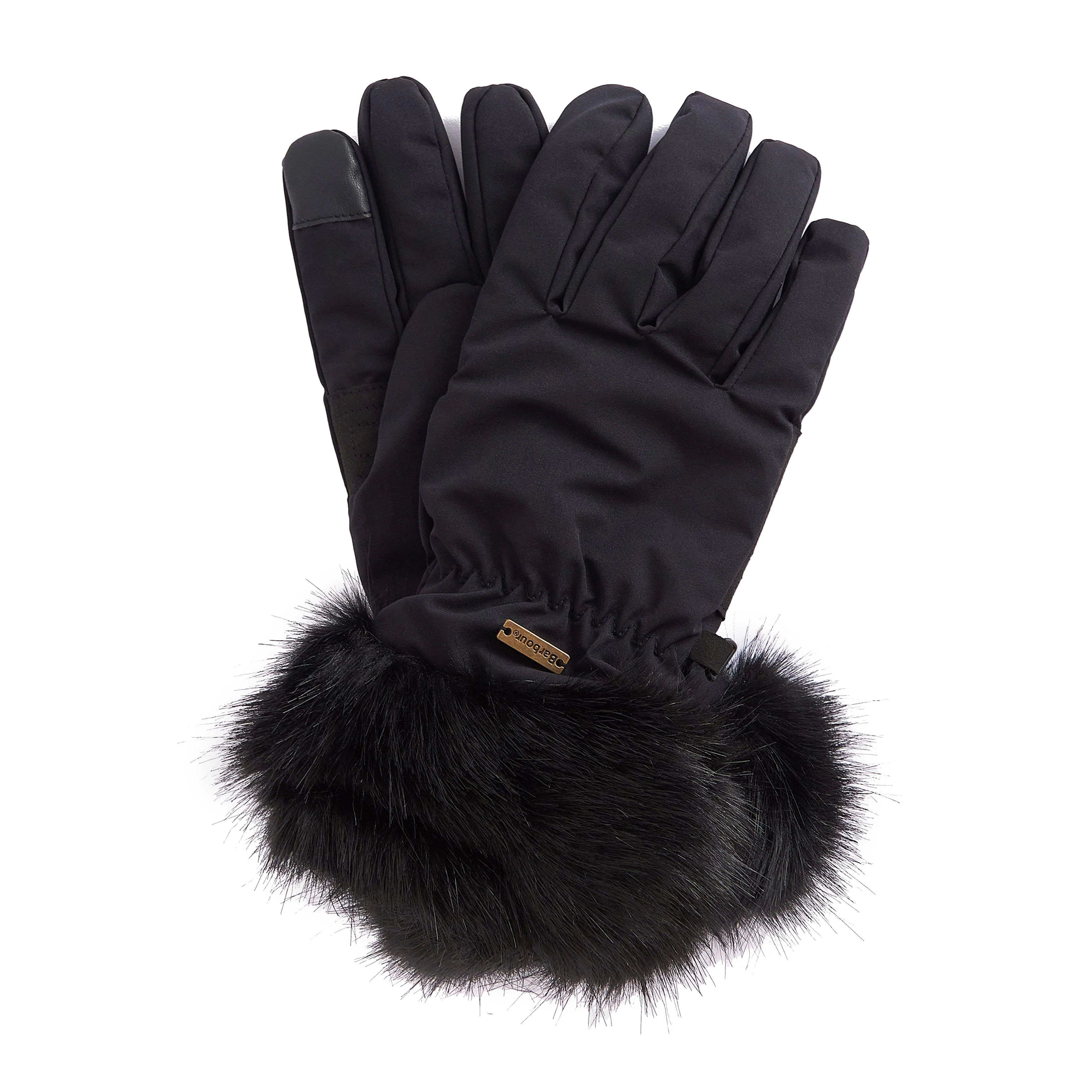 Womens Mallow Gloves Black - Image 6