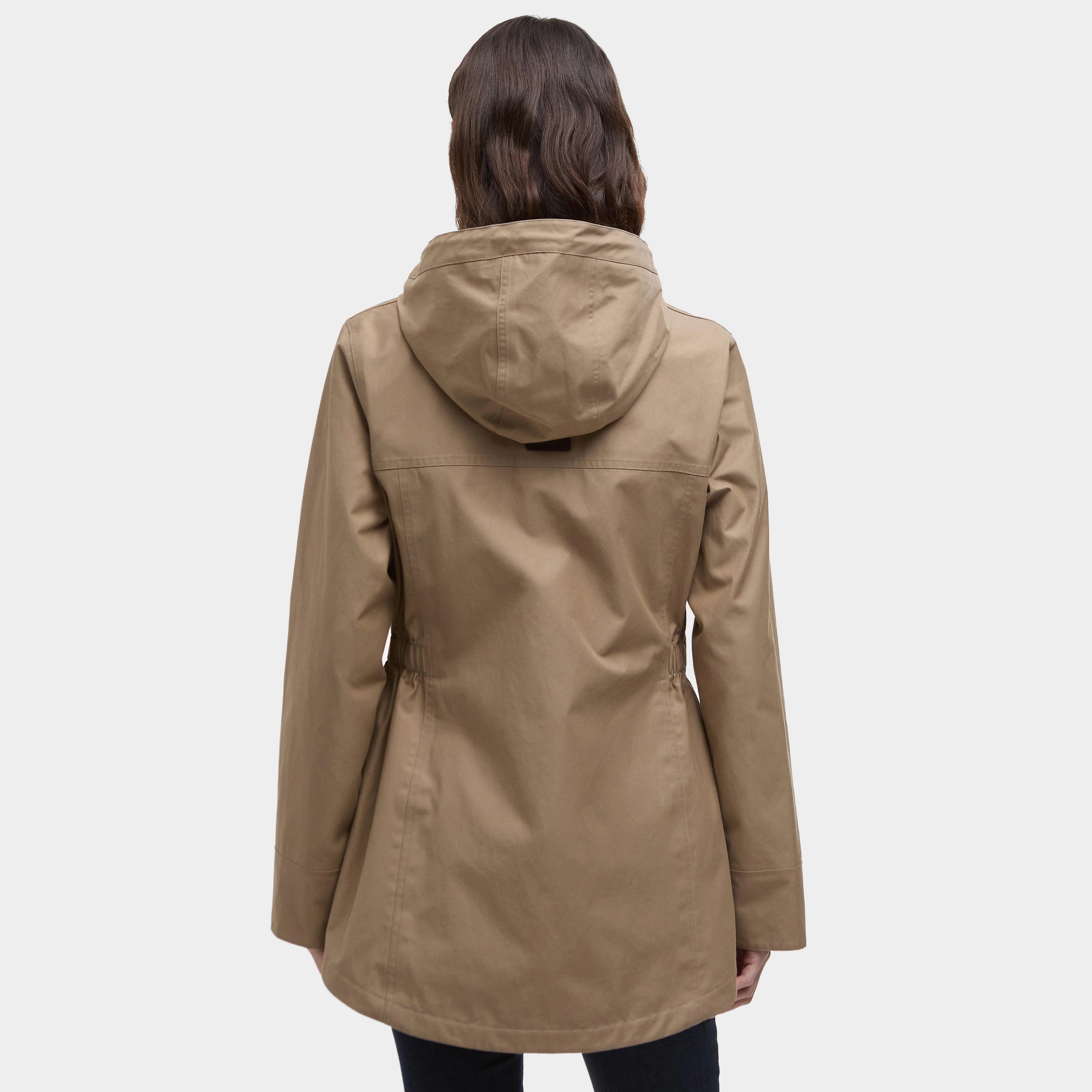 Womens Maple Waterproof Jacket Military Brown - Image 2
