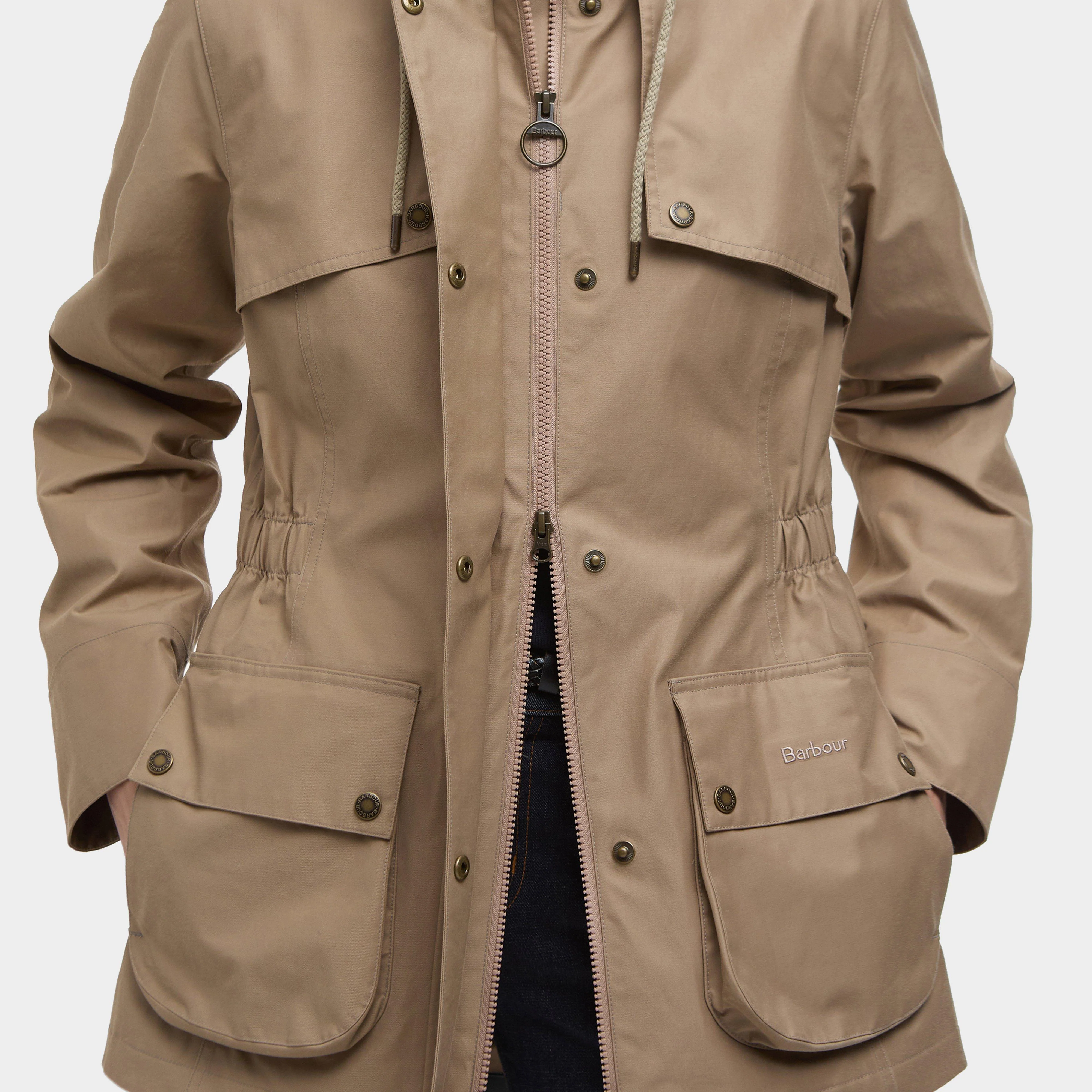 Womens Maple Waterproof Jacket Military Brown - Image 5