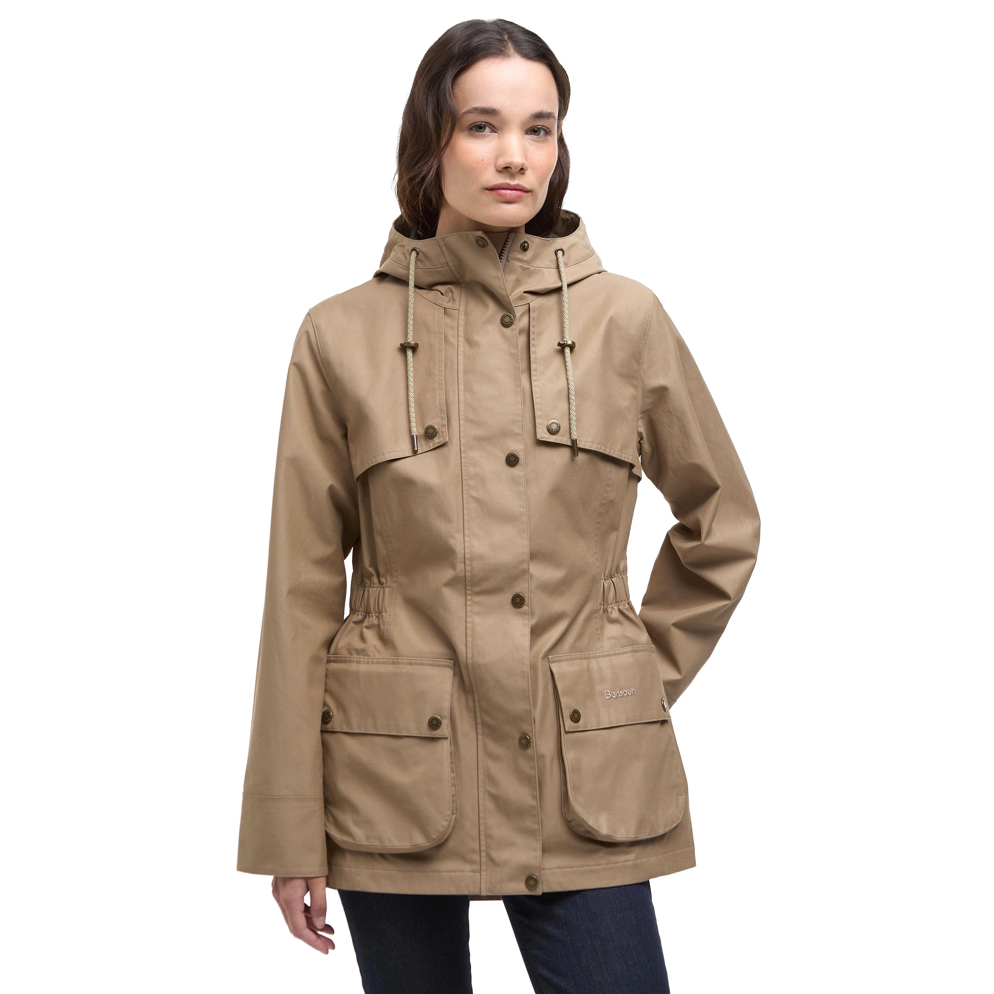 Womens Maple Waterproof Jacket Military Brown - Image 7