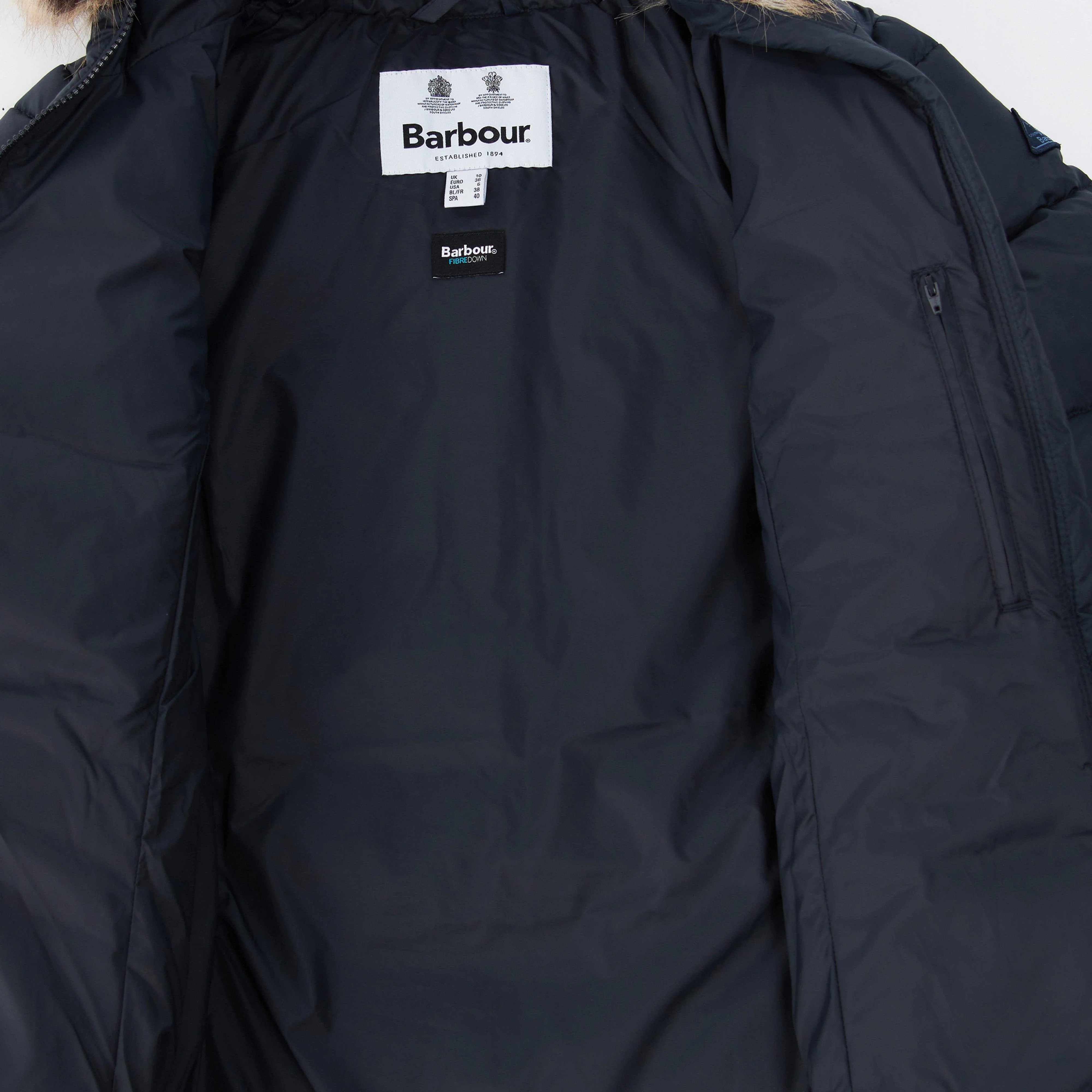 Womens Midhurst Quilted Jacket Dark Navy - Image 5