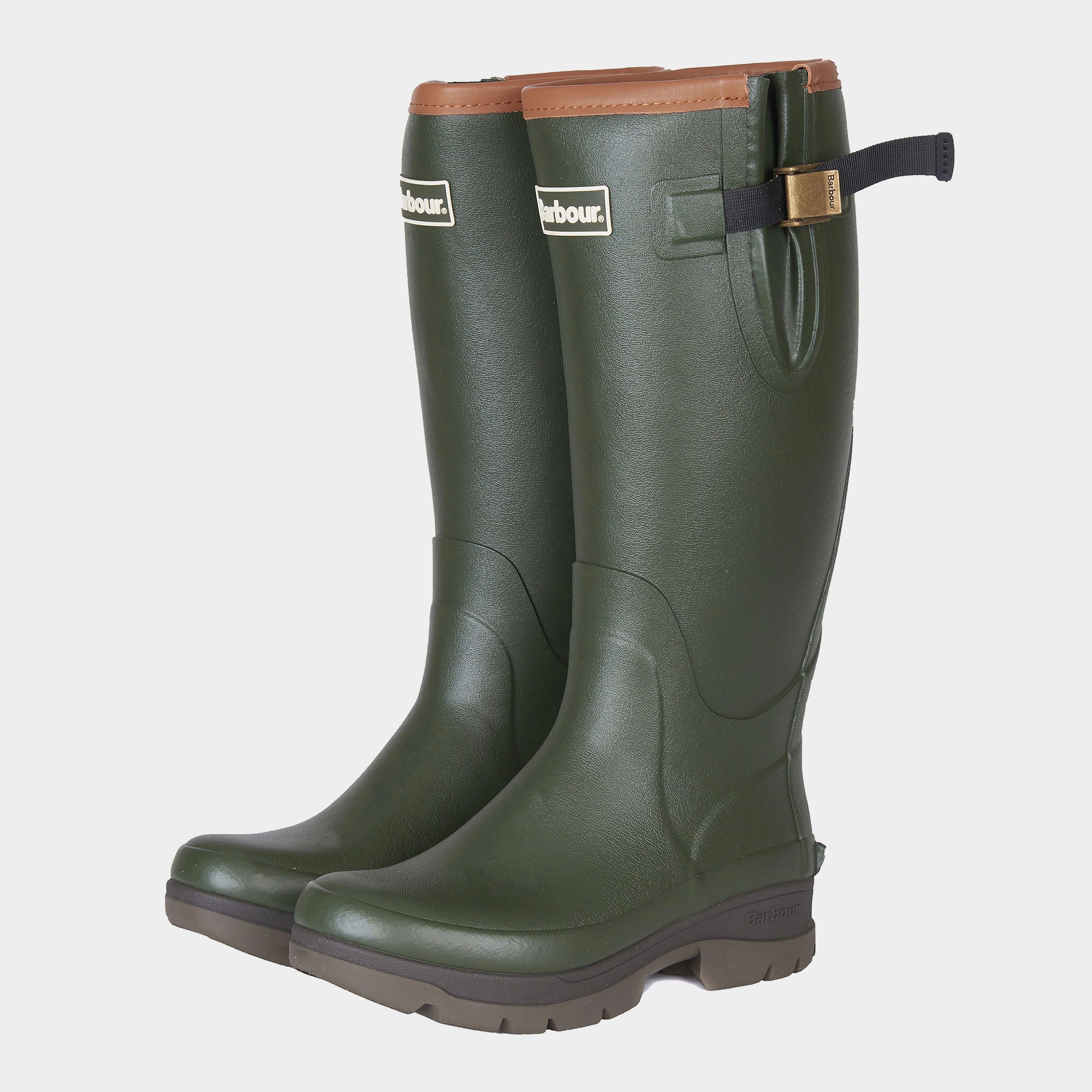 Womens New Tempest Wellington Boots Olive - Image 4