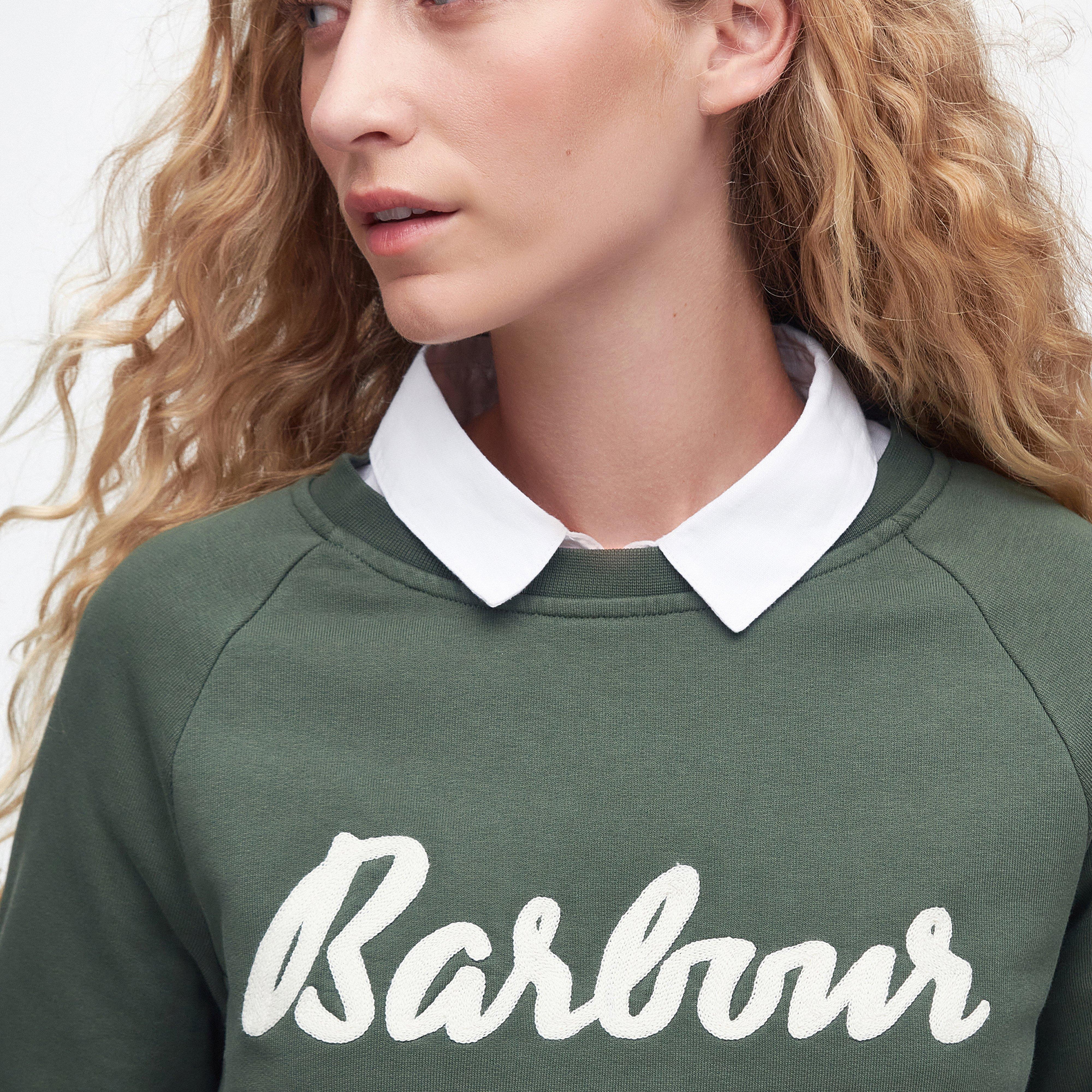 Womens Otterburn Sweatshirt Olive - Image 4