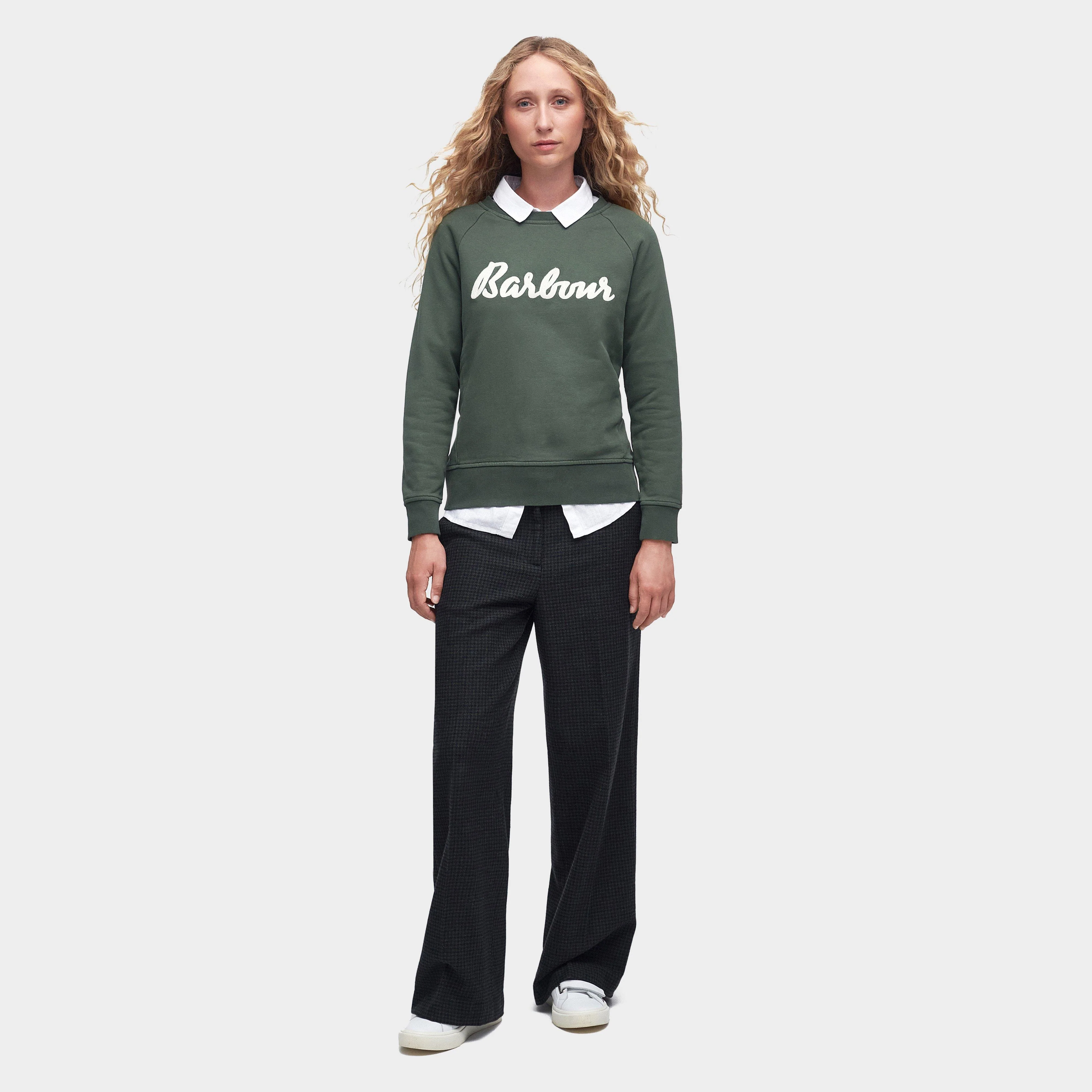 Womens Otterburn Sweatshirt Olive - Image 7