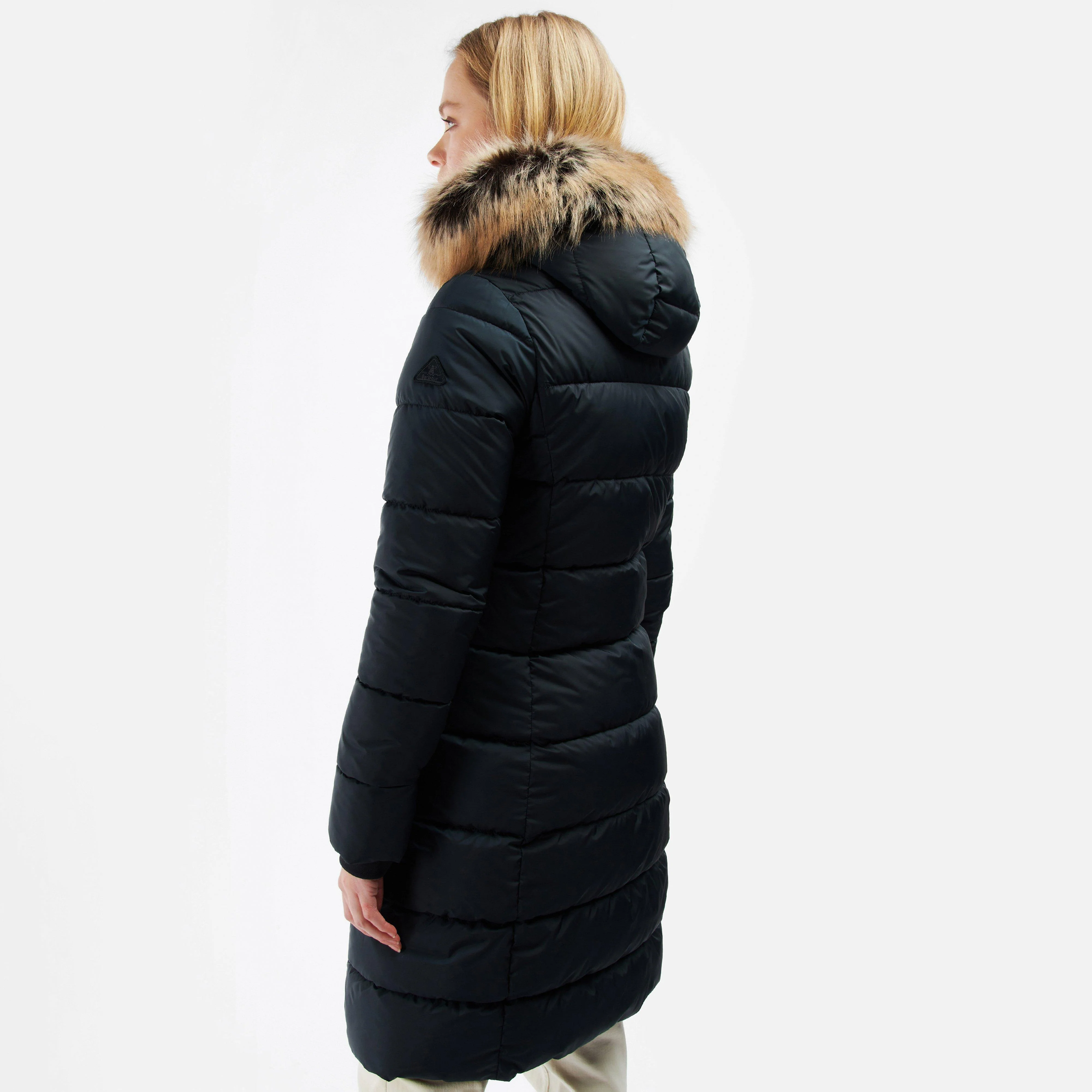 Womens Rosoman Quilt Black - Image 2