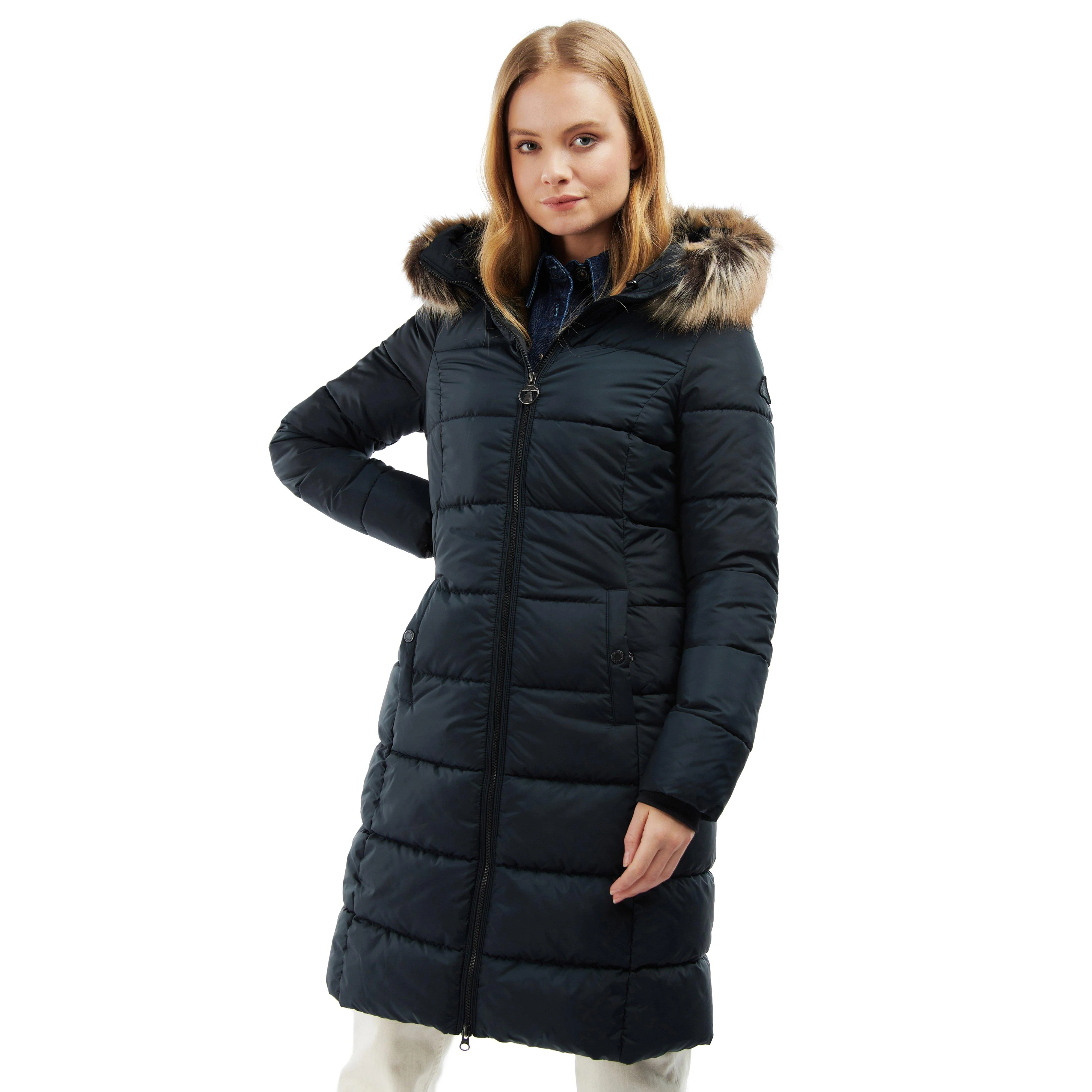 Womens Rosoman Quilt Black - Image 9