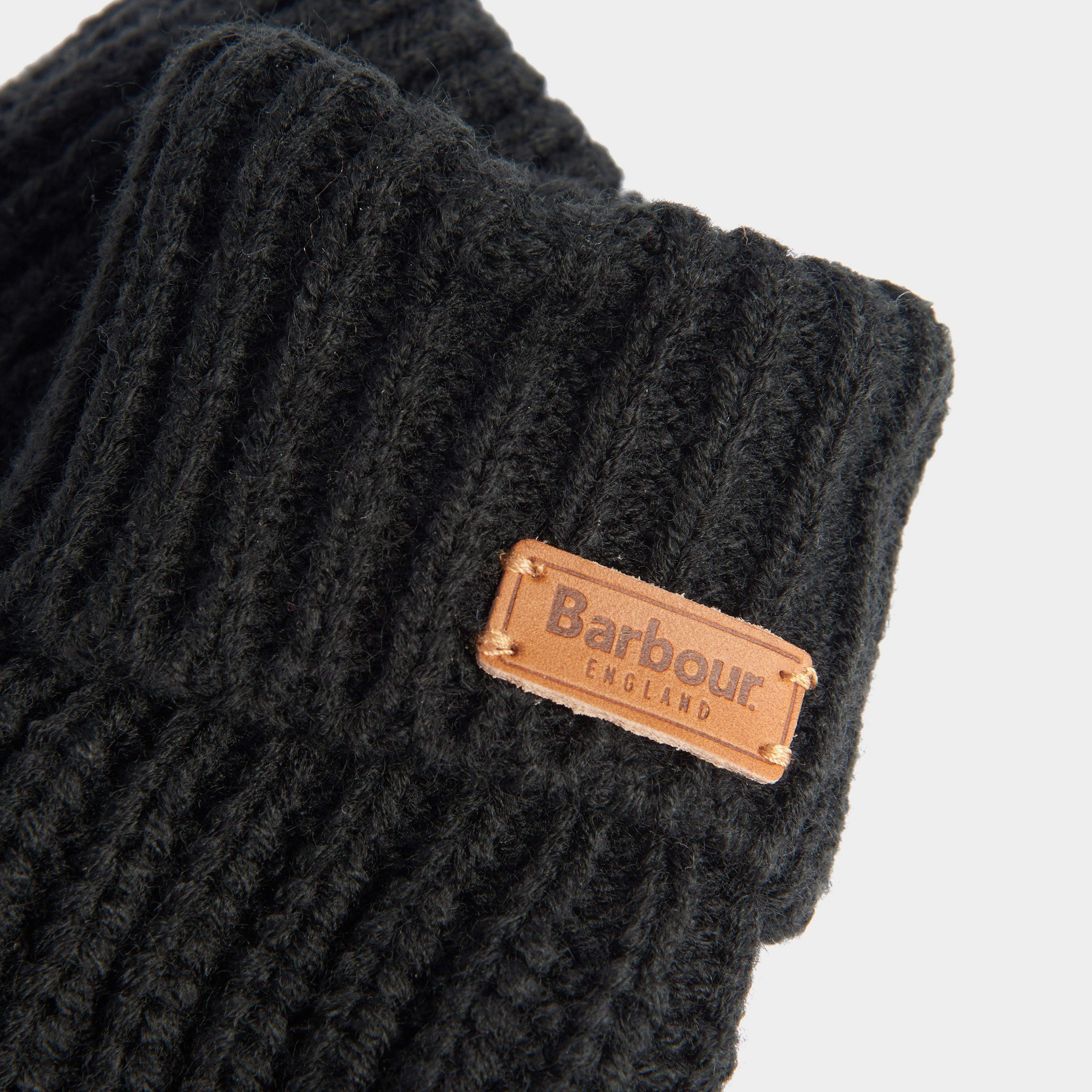 Womens Saltburn Knitted Gloves Black - Image 3