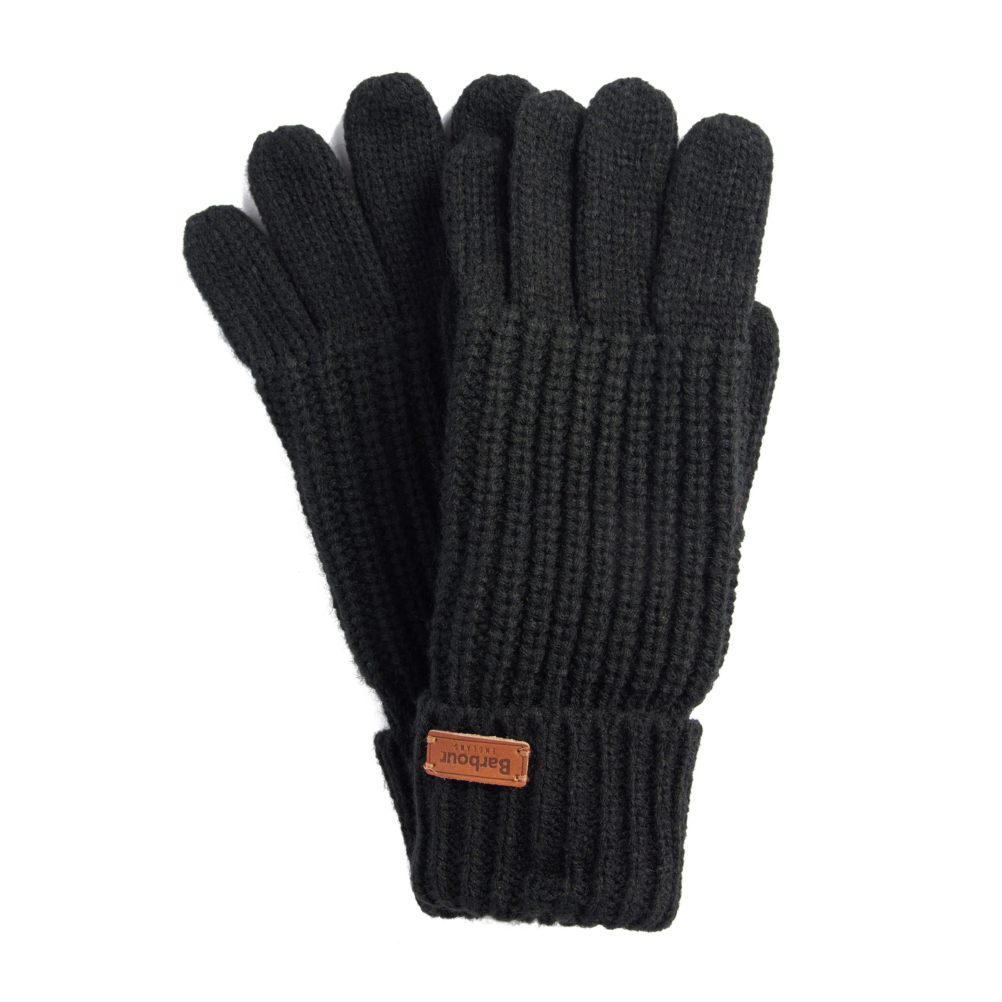 Womens Saltburn Knitted Gloves Black - Image 5