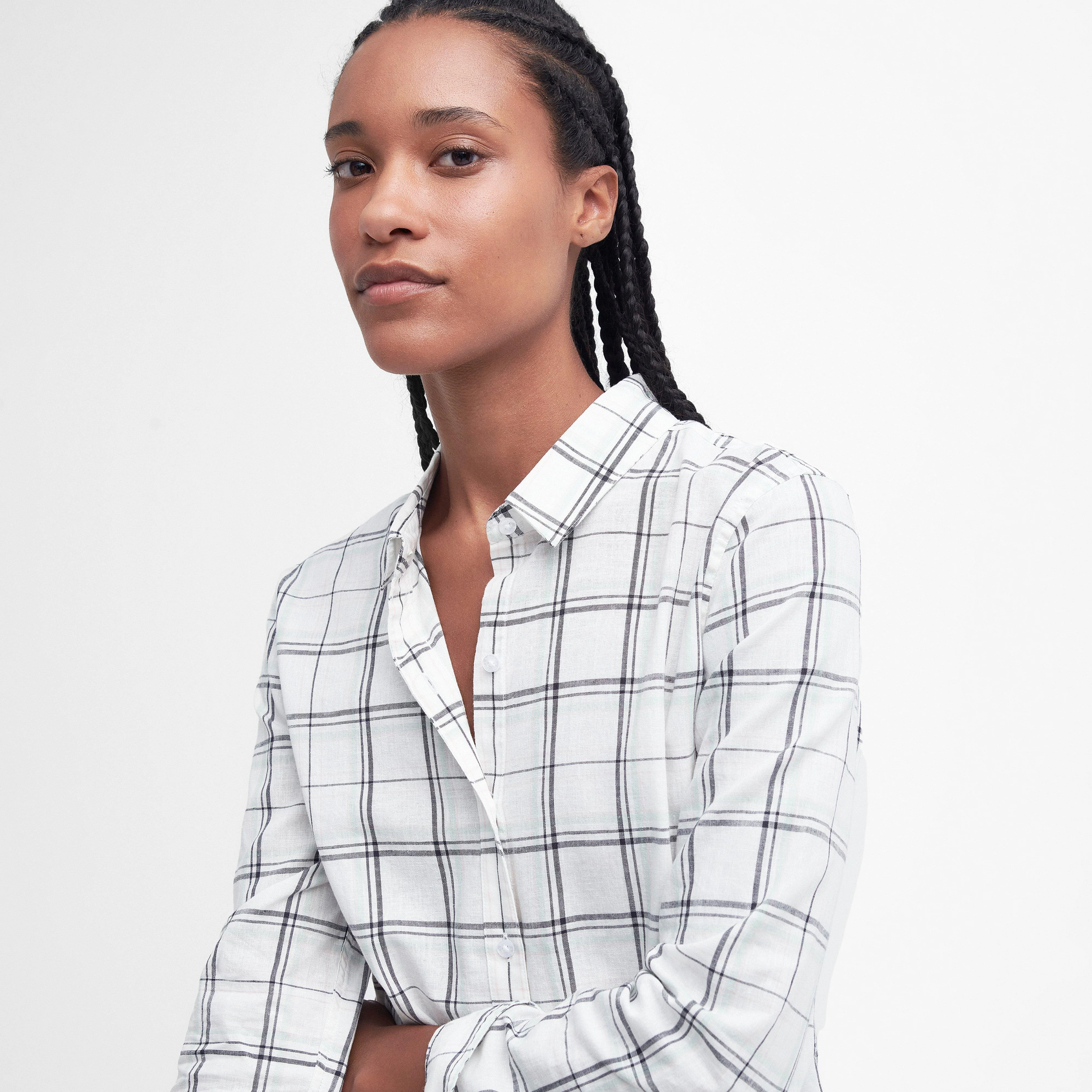 Womens Seaglow Shirt Cloud/Bayleaf - Image 3