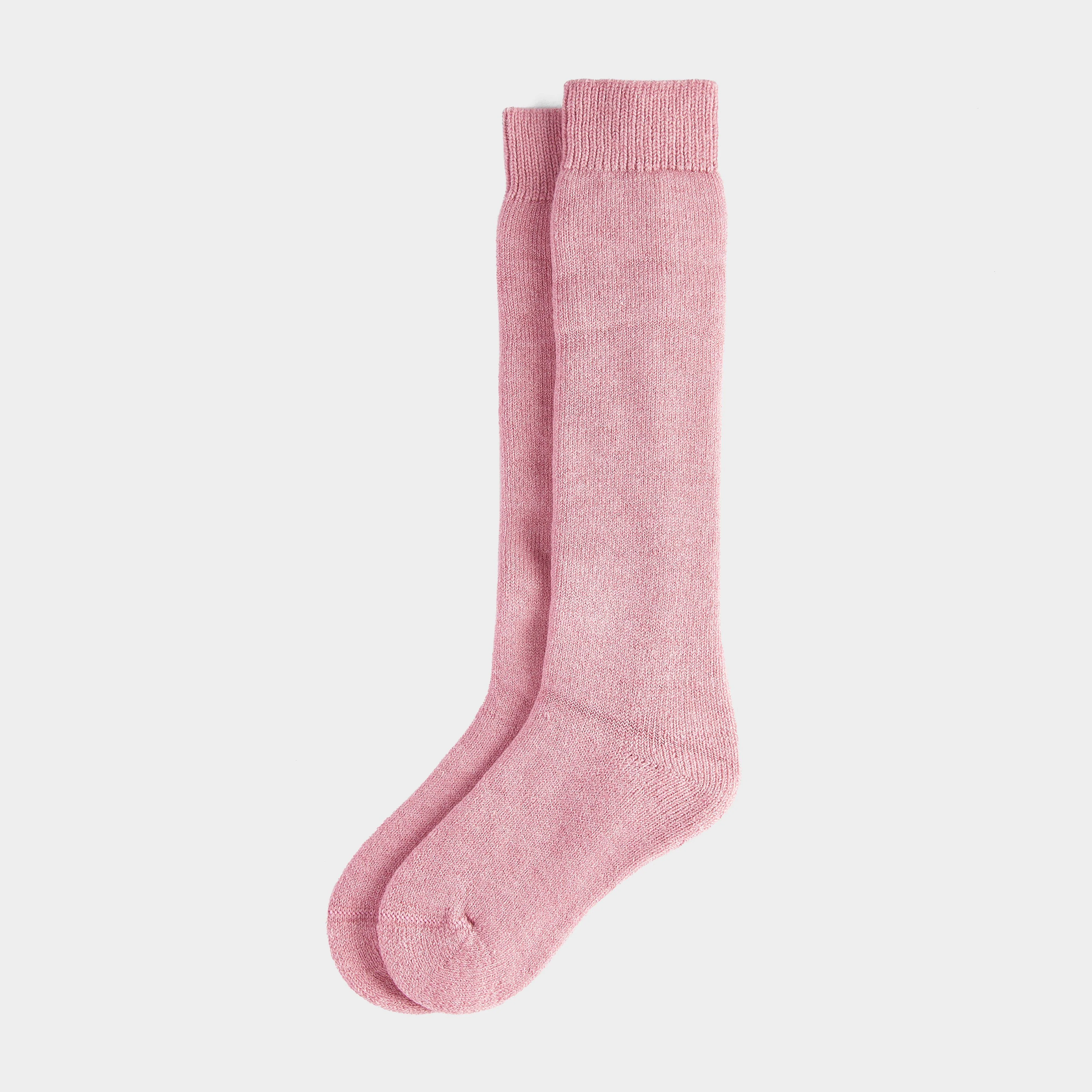 Womens Wellington Knee Socks Rose Pink