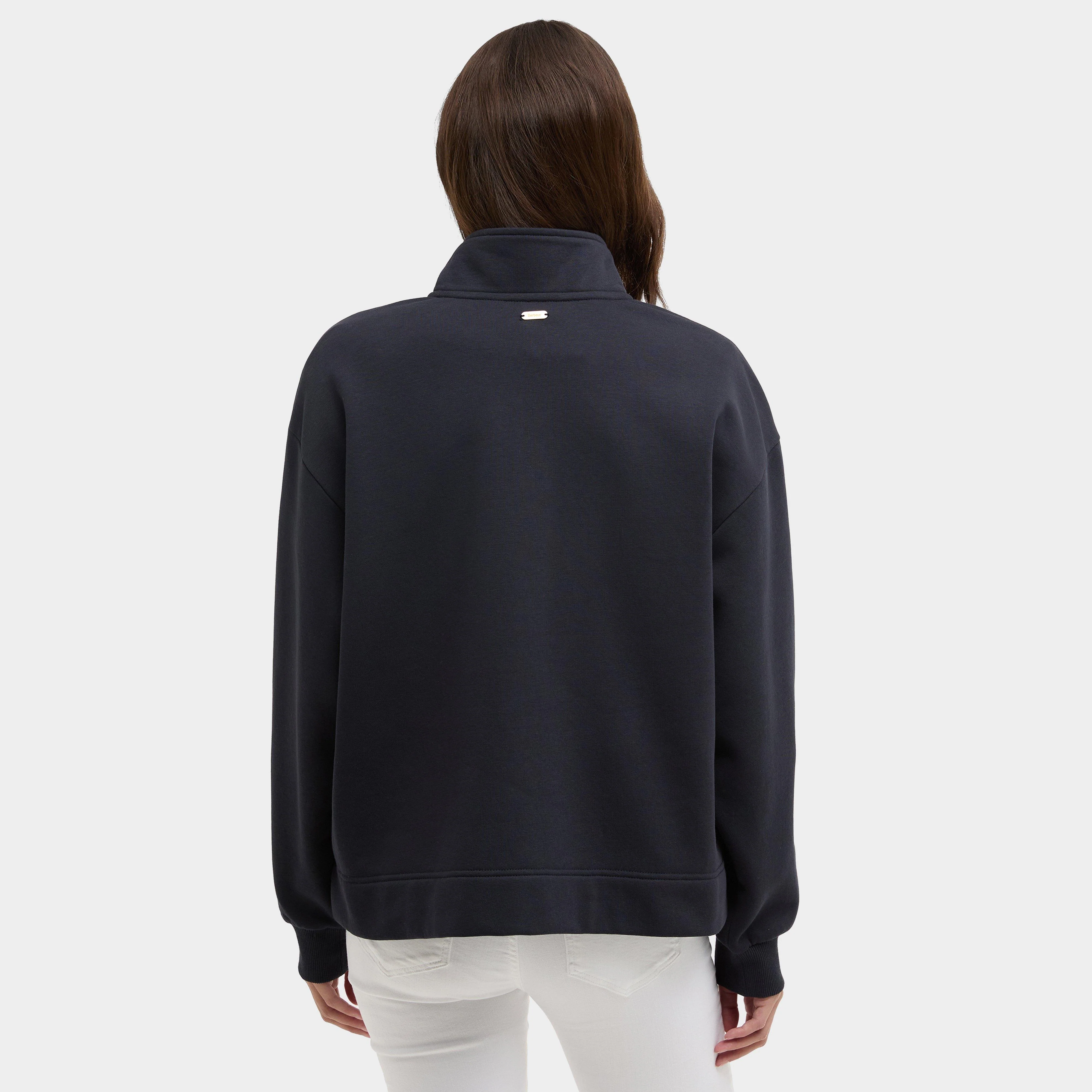 Women's Zaria Half Zip Jumper Black - Image 2