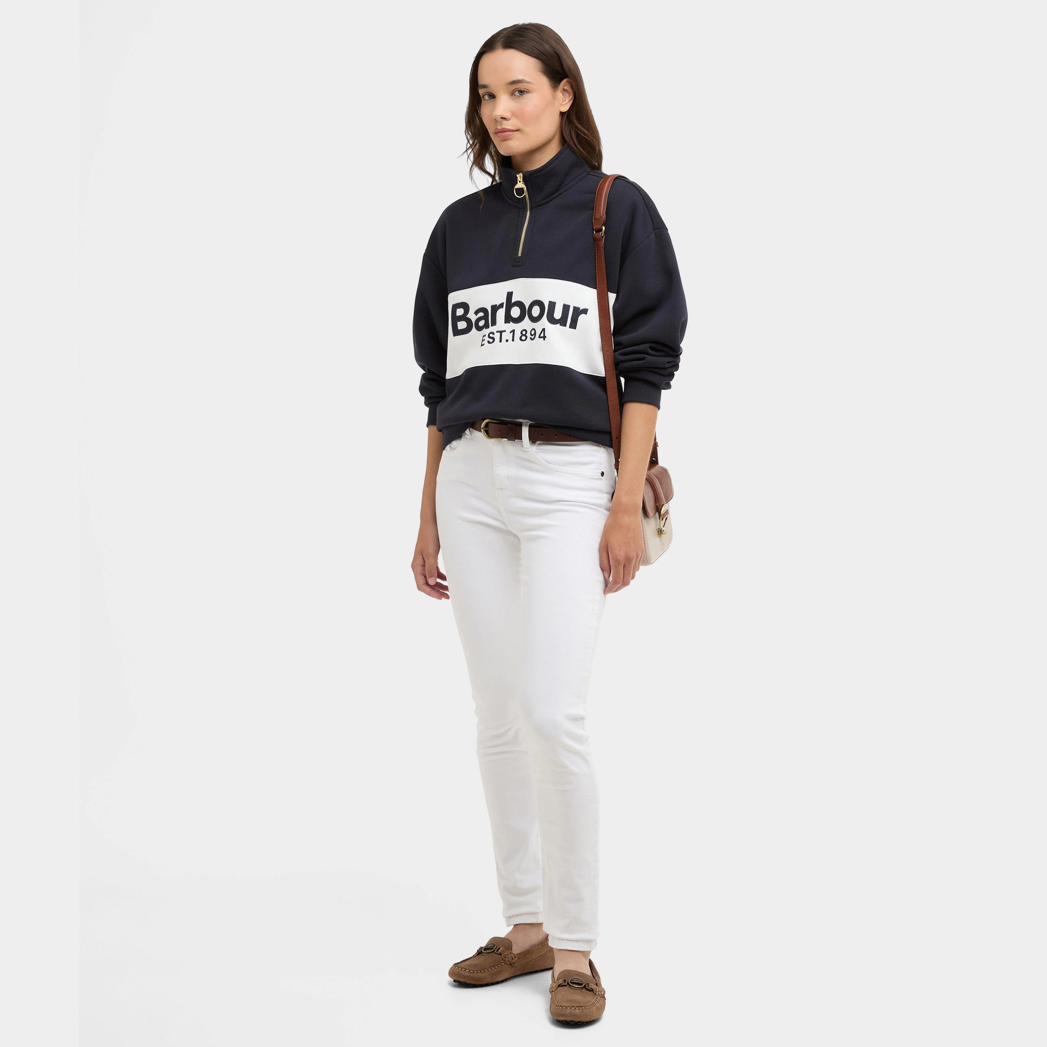Women's Zaria Half Zip Jumper Black - Image 5