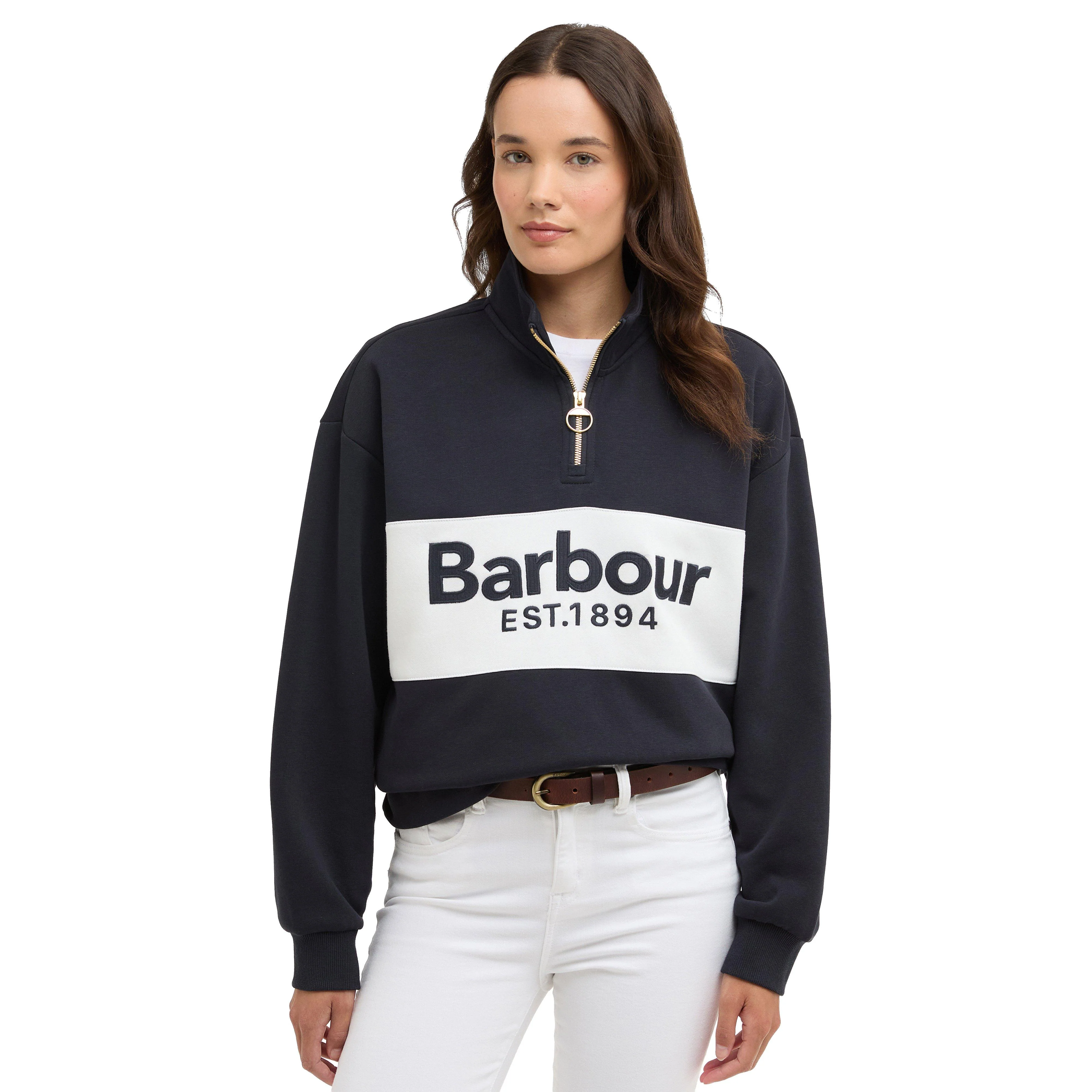 Women's Zaria Half Zip Jumper Black - Image 6
