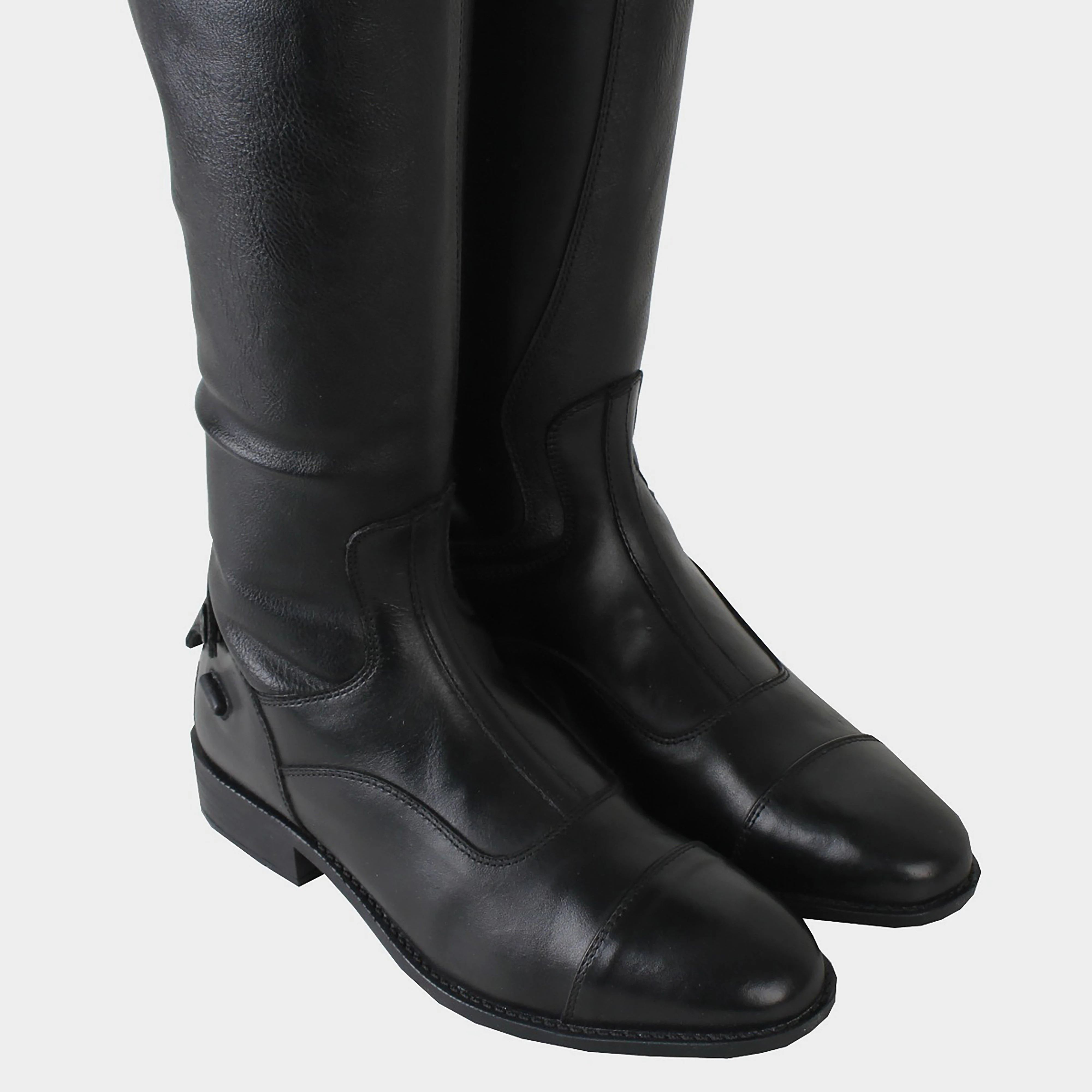 Womens Casperia V2 Wide Riding Boots Black - Image 7