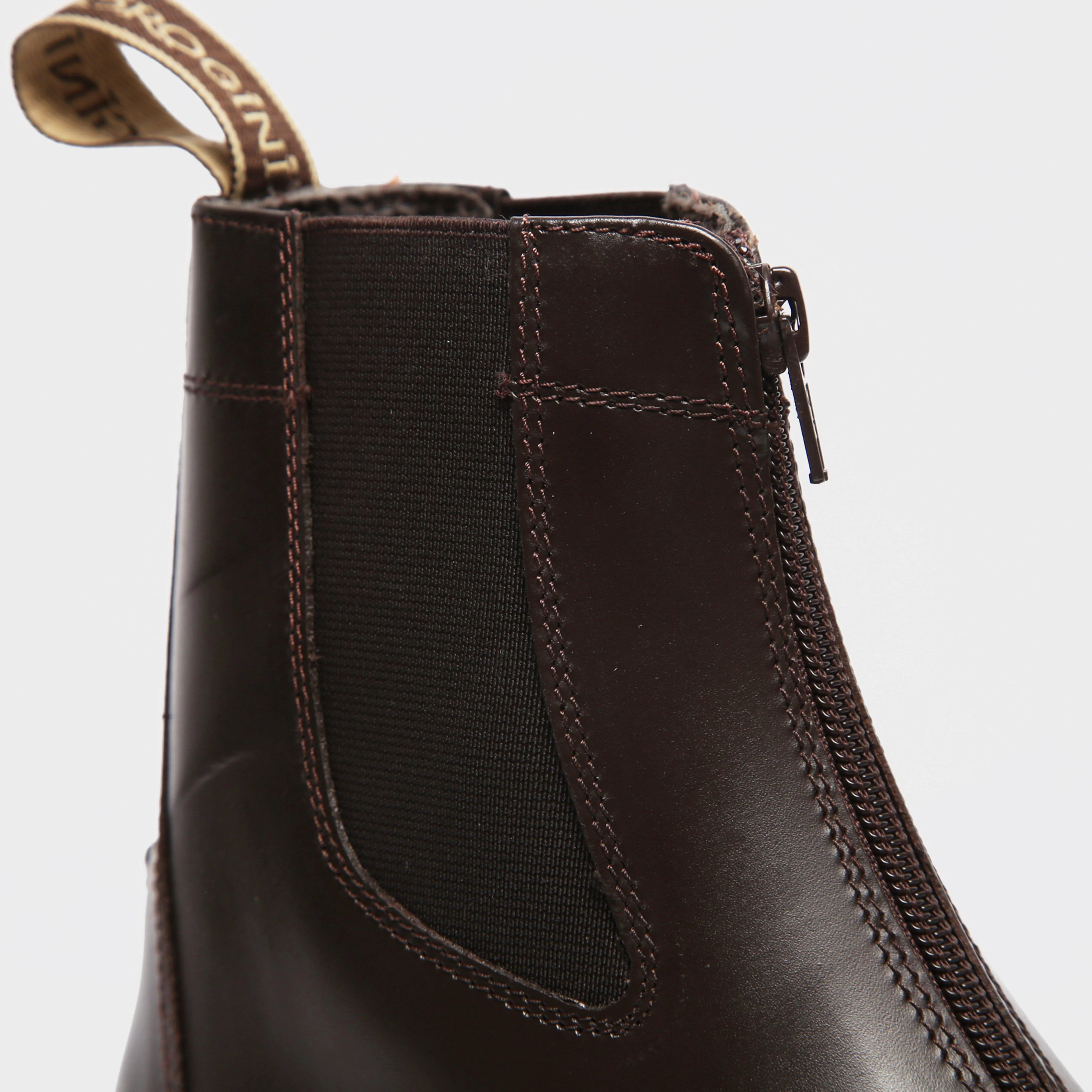 Womens Tivoli Front Zip Jodhpur Boots Brown - Image 5