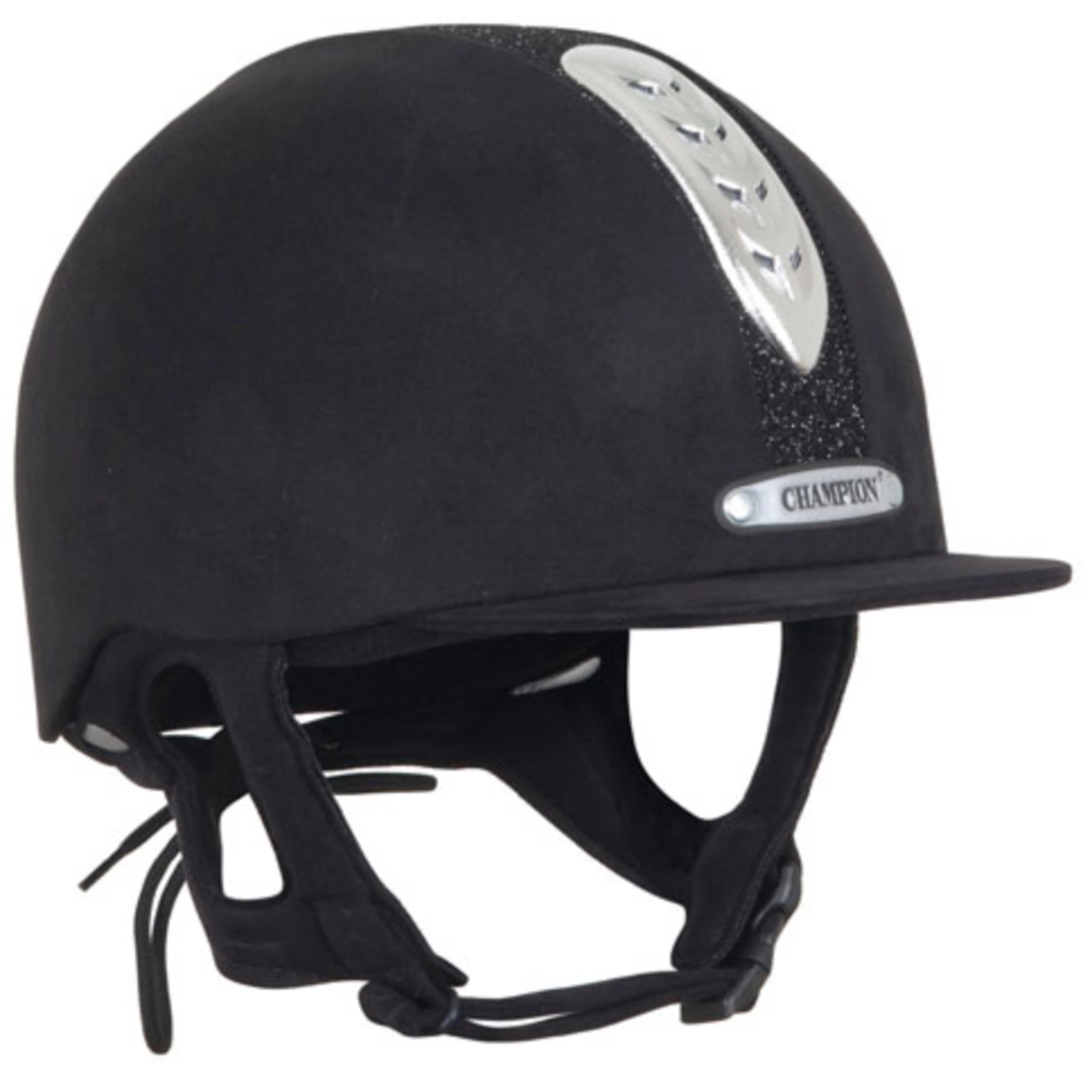 Junior X-Air Dazzle Plus Riding Hat Black/Black - Image 2