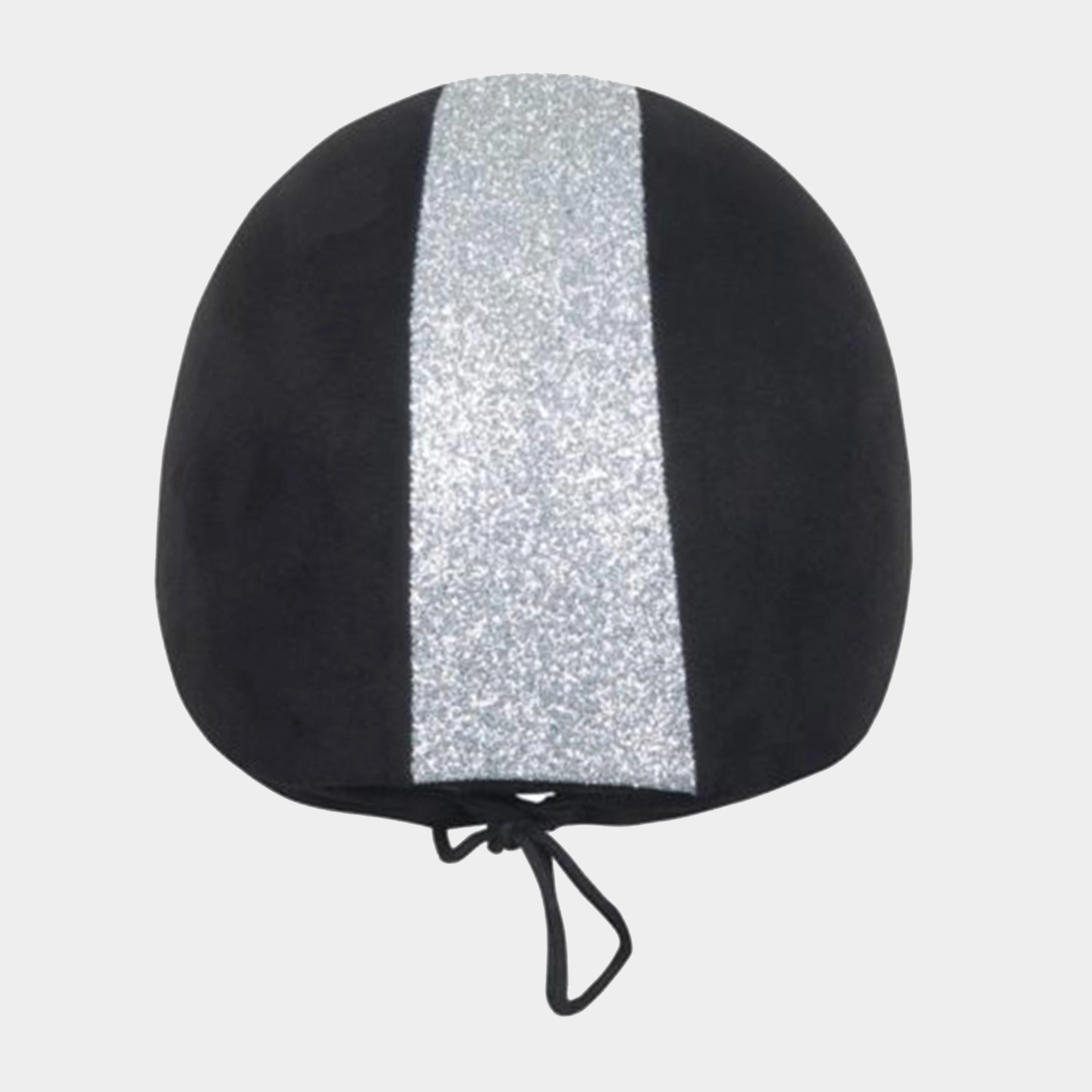 Junior X-Air Dazzle Plus Riding Hat Black/Silver - Image 4