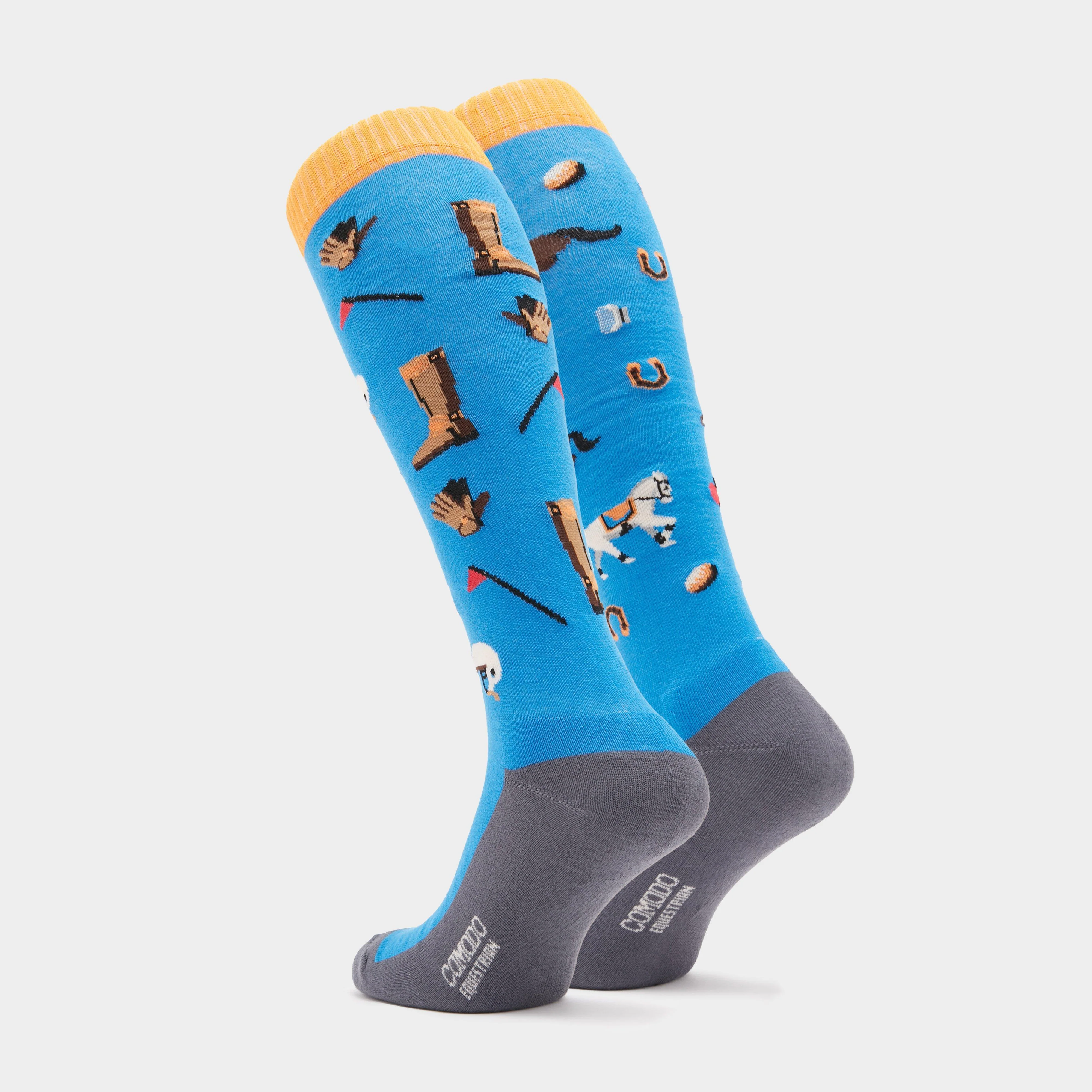 Adults Novelty Socks Horse & Saddle - Image 2