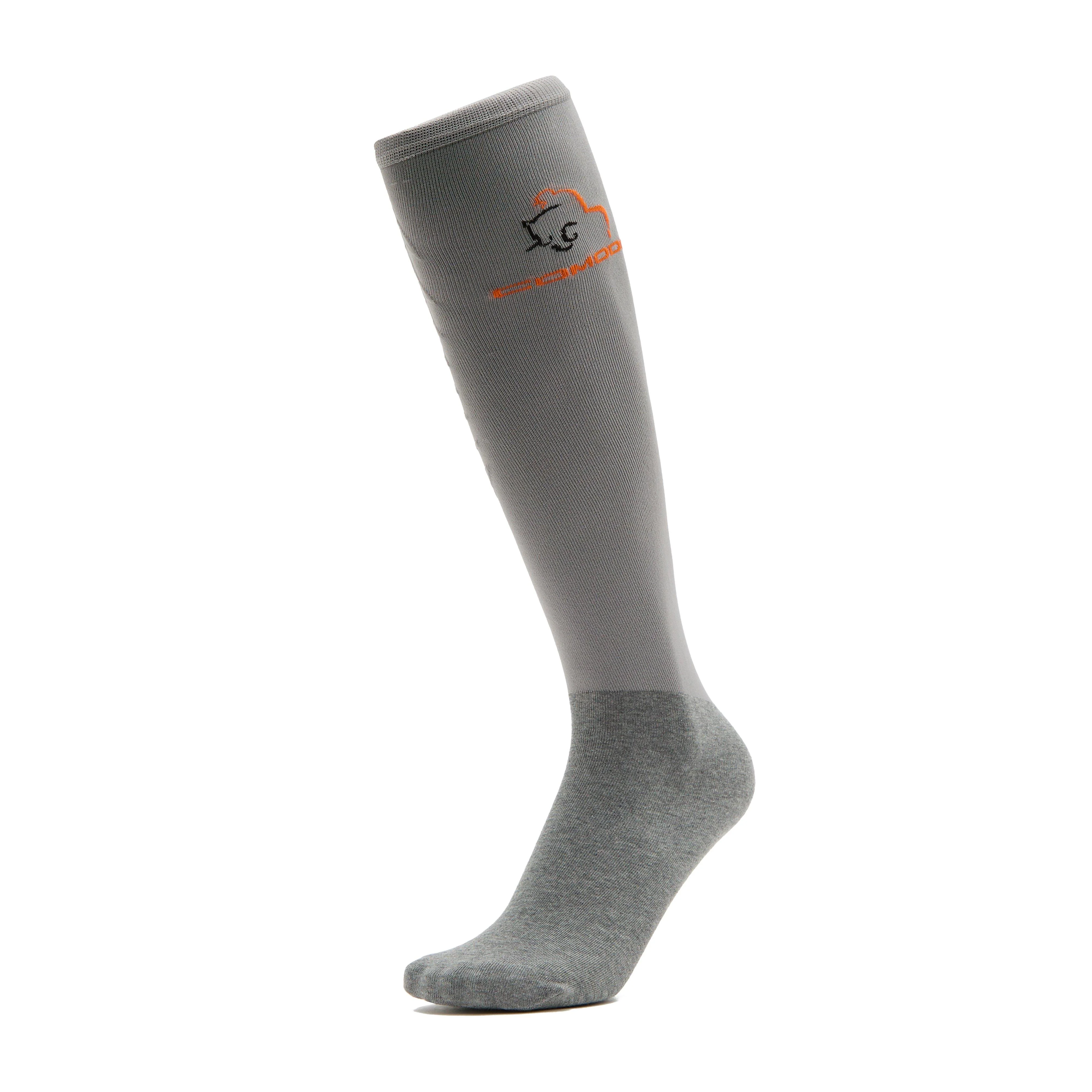 Adults Silicone Grip Socks Grey - Image 6
