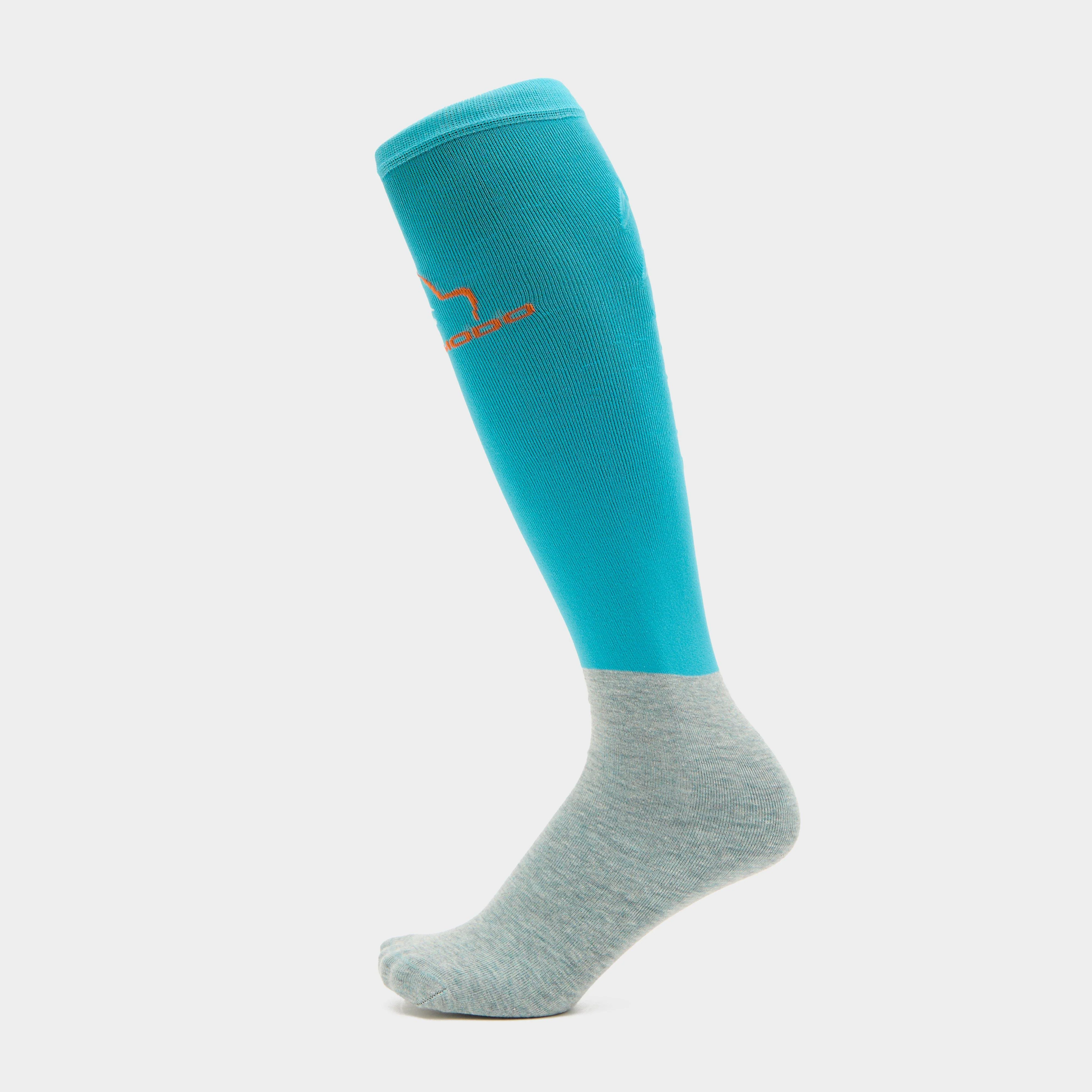 Adults Silicone Grip Socks Turquoise - Image 3