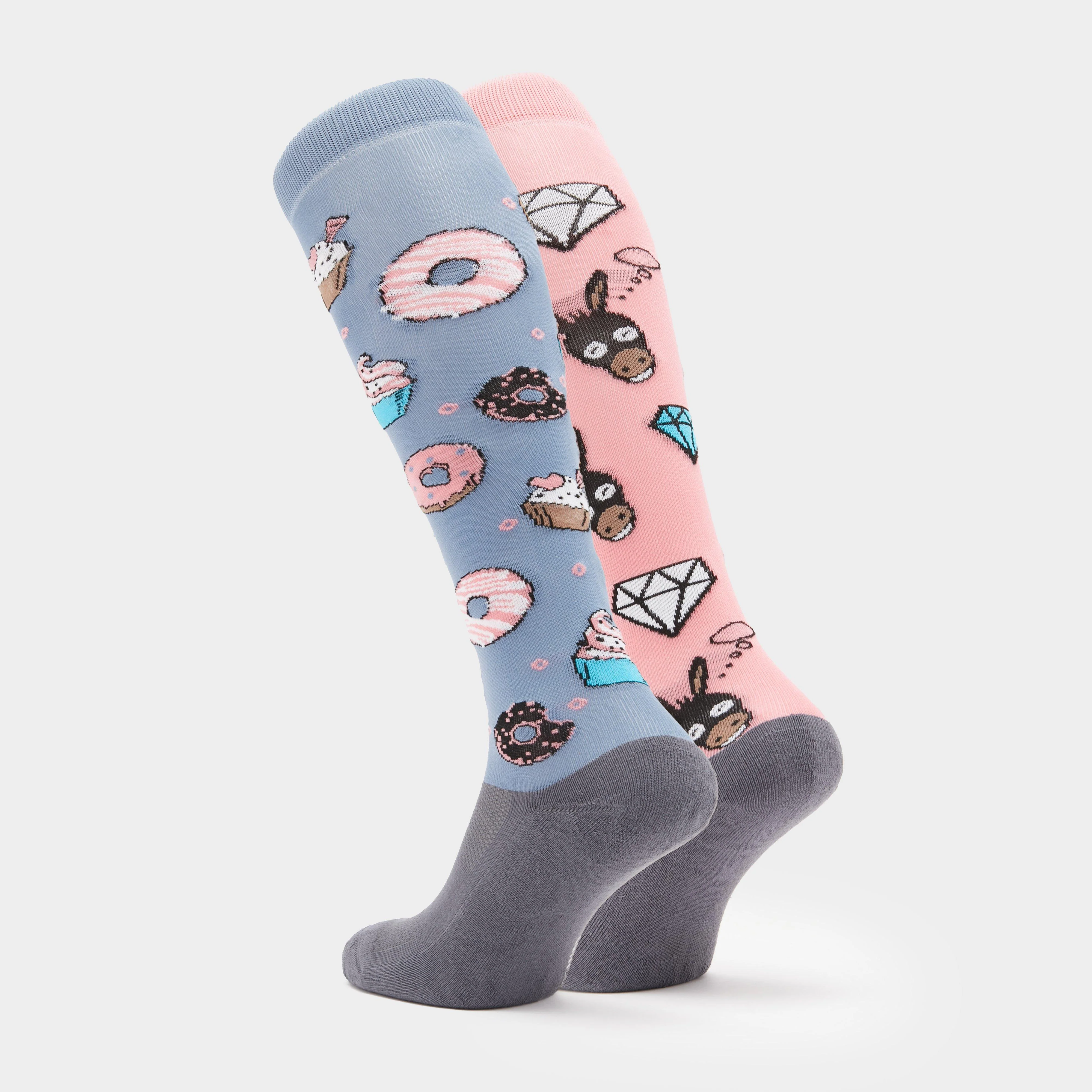 Kids Novelty Socks Donkey Doughnuts - Image 2