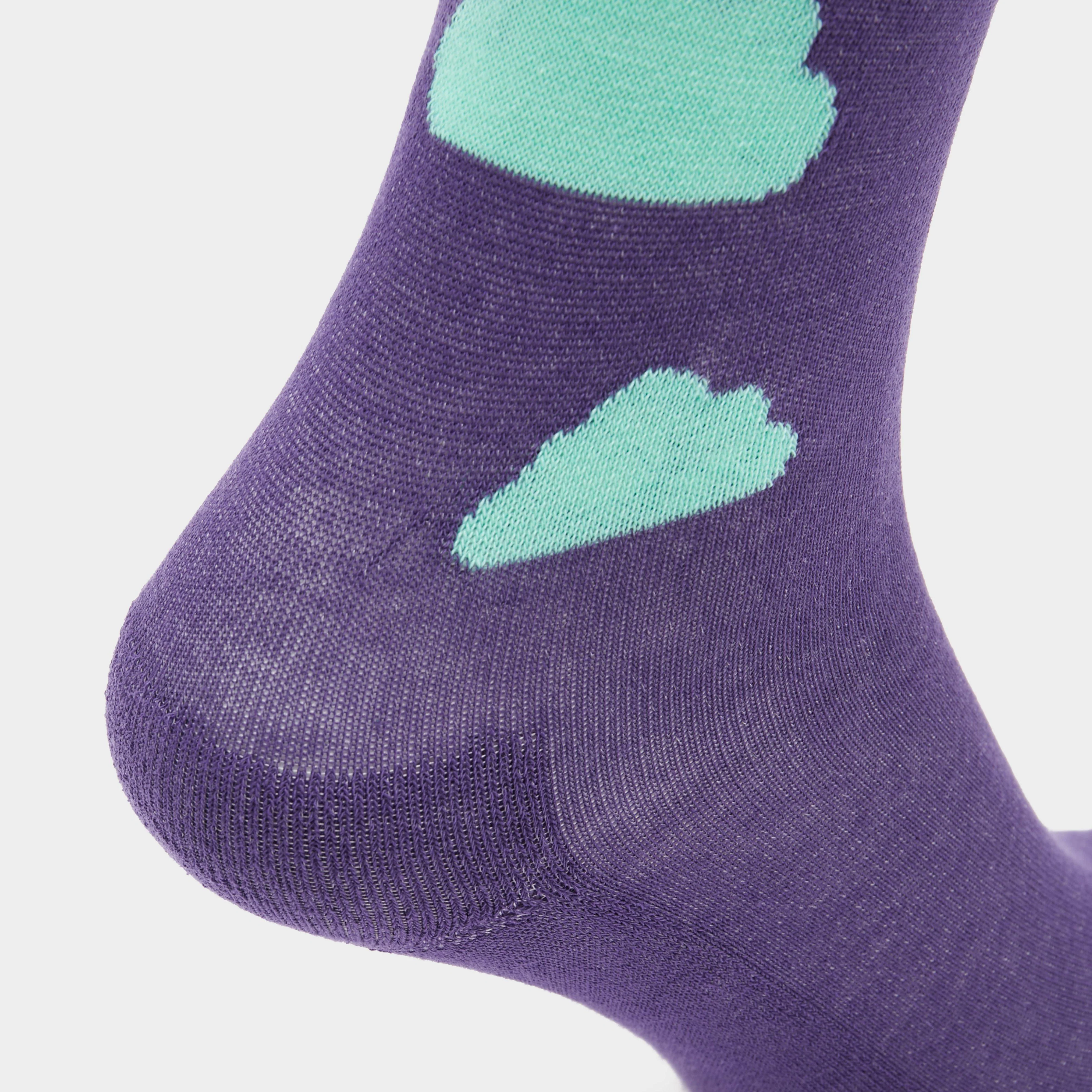 Kids Novelty Socks Purple Unicorn - Image 4