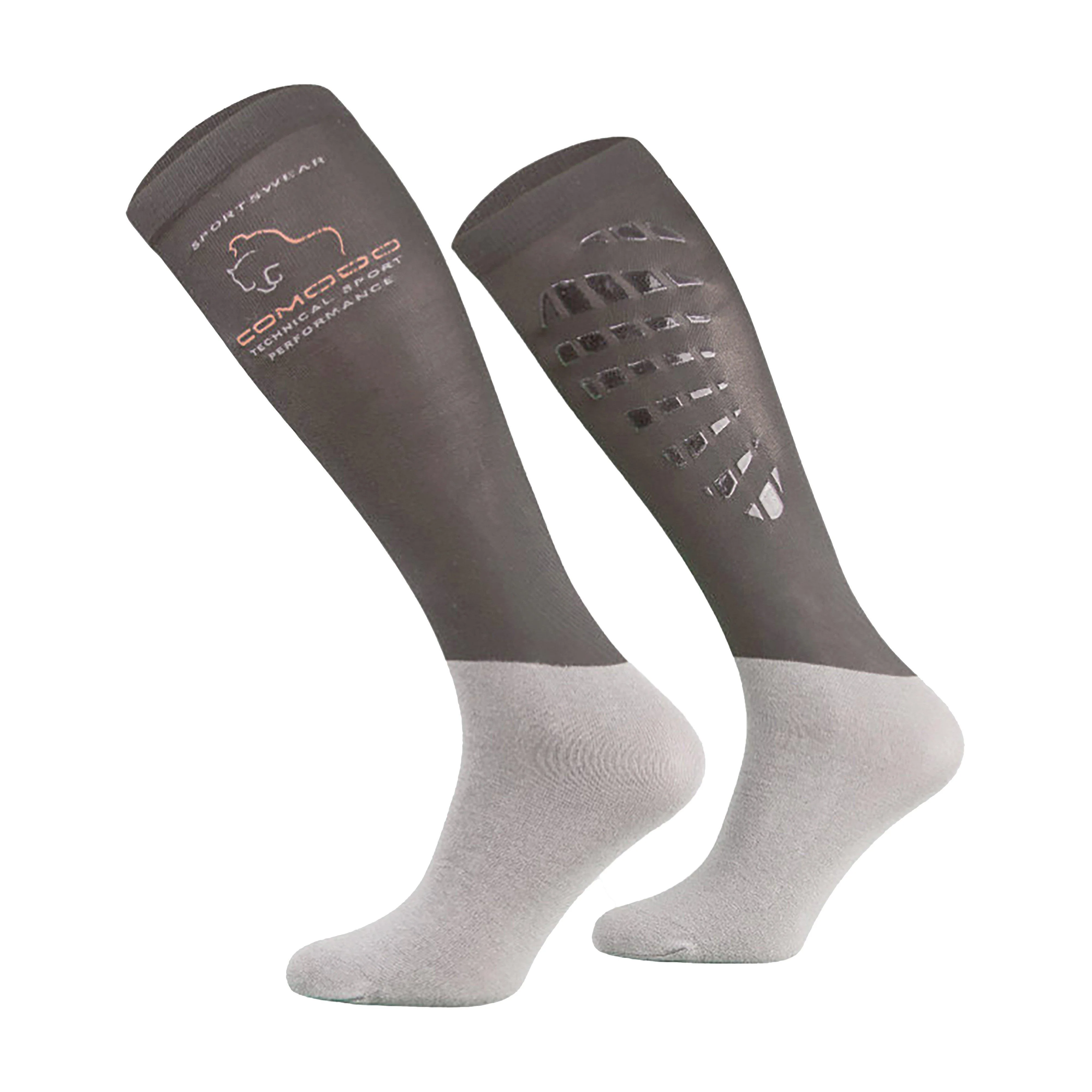 Kids Silicone Grip Socks Anthracite - Image 2