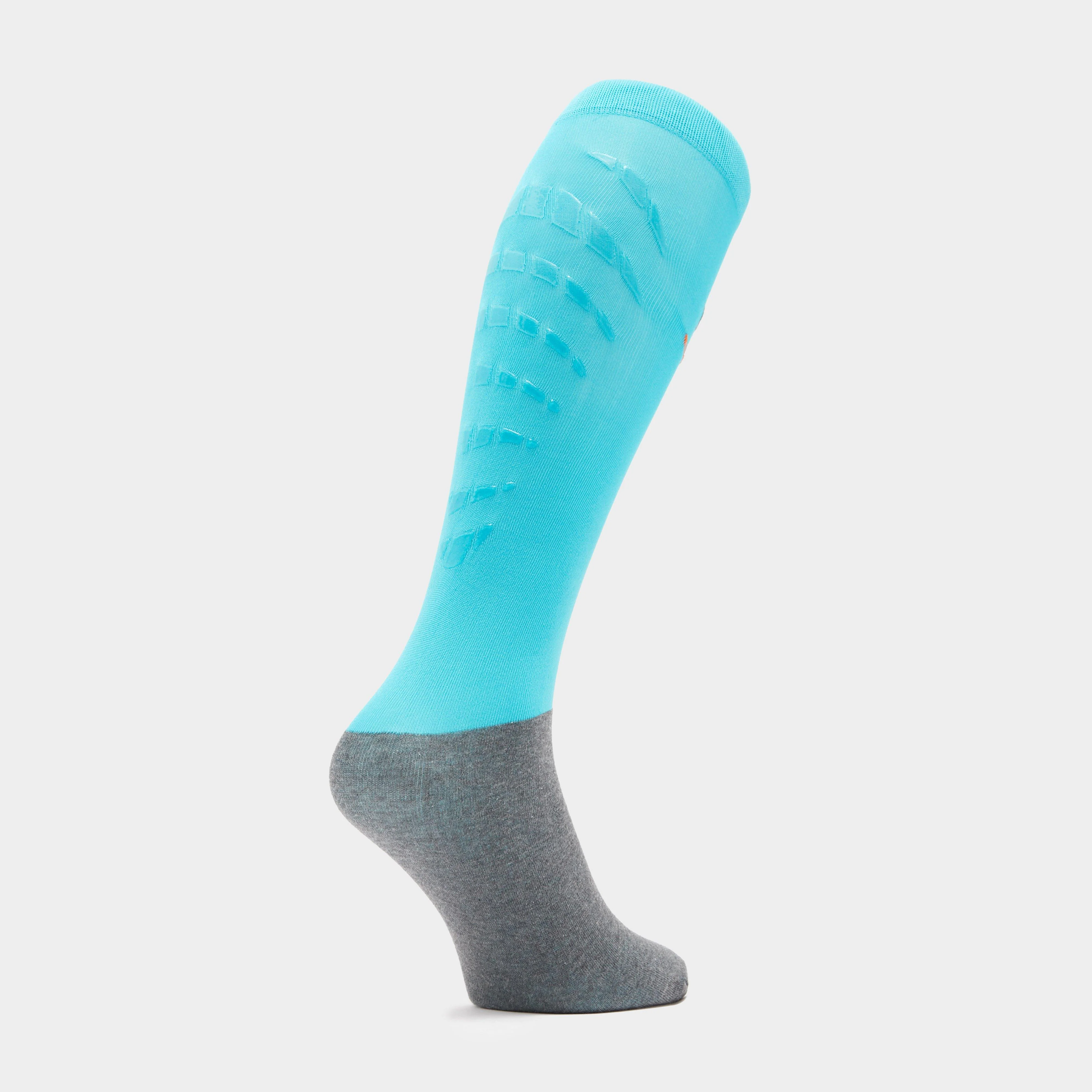 Kids Silicone Grip Socks Turquoise - Image 3