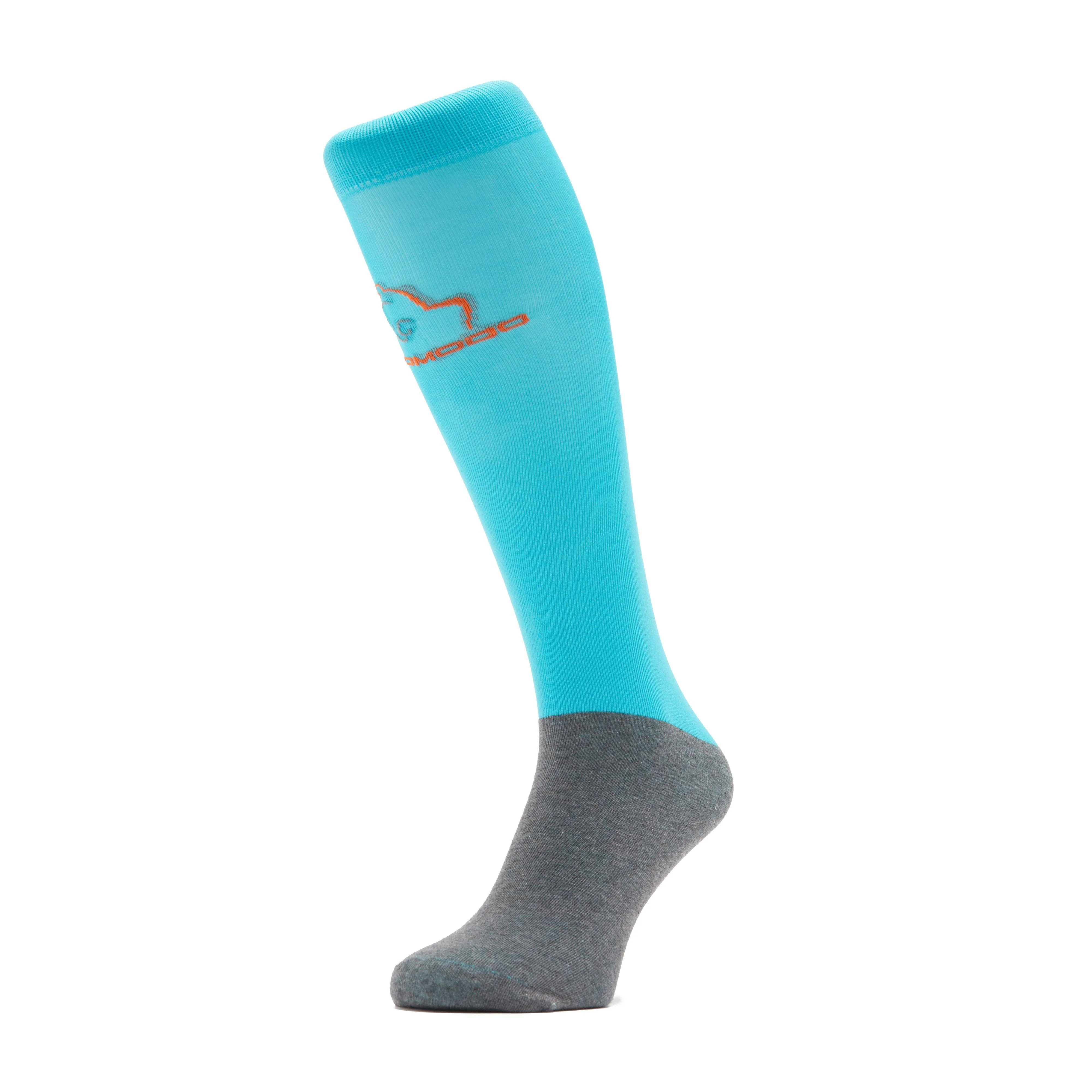 Kids Silicone Grip Socks Turquoise - Image 6
