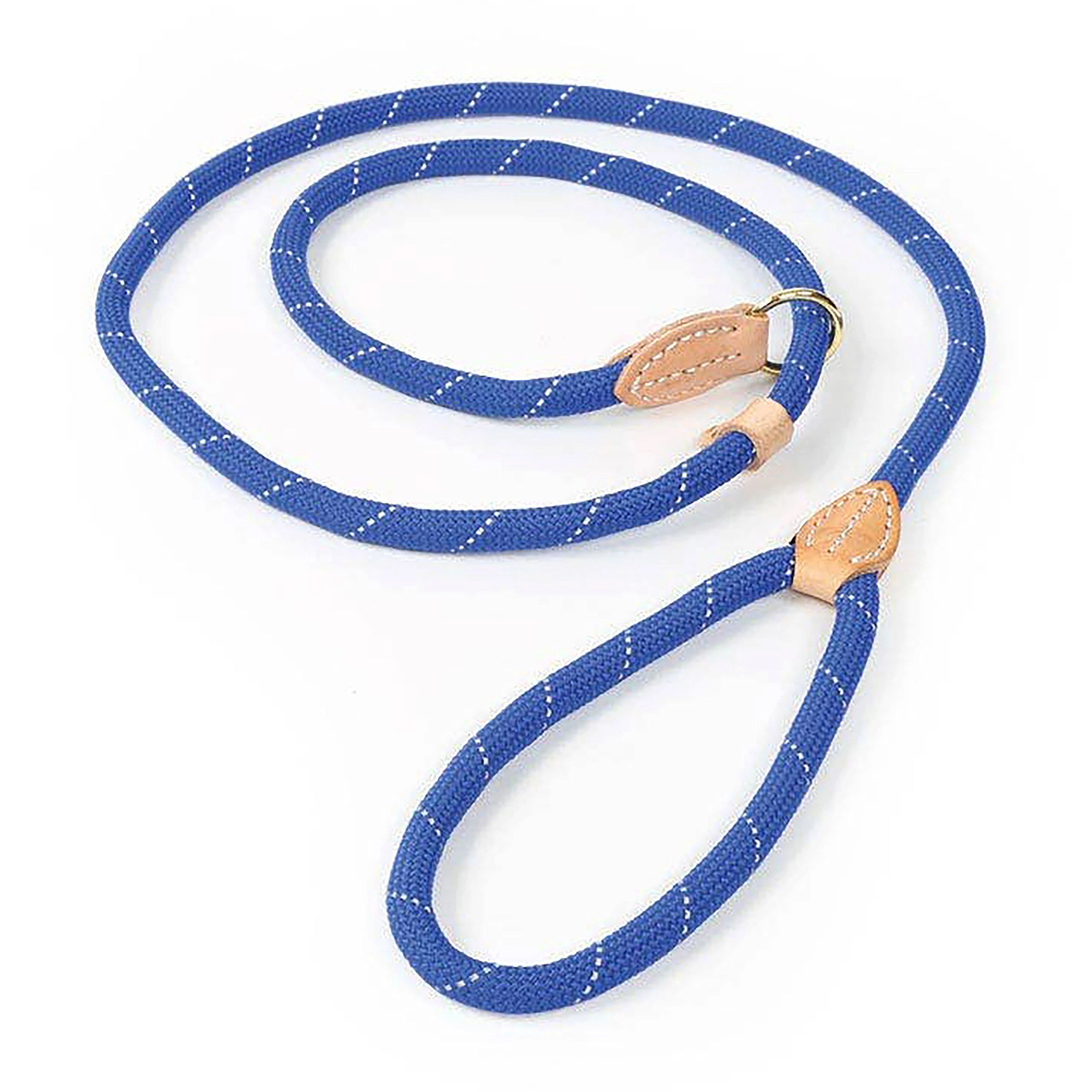 Reflective Slip Dog Lead Blue - Image 2