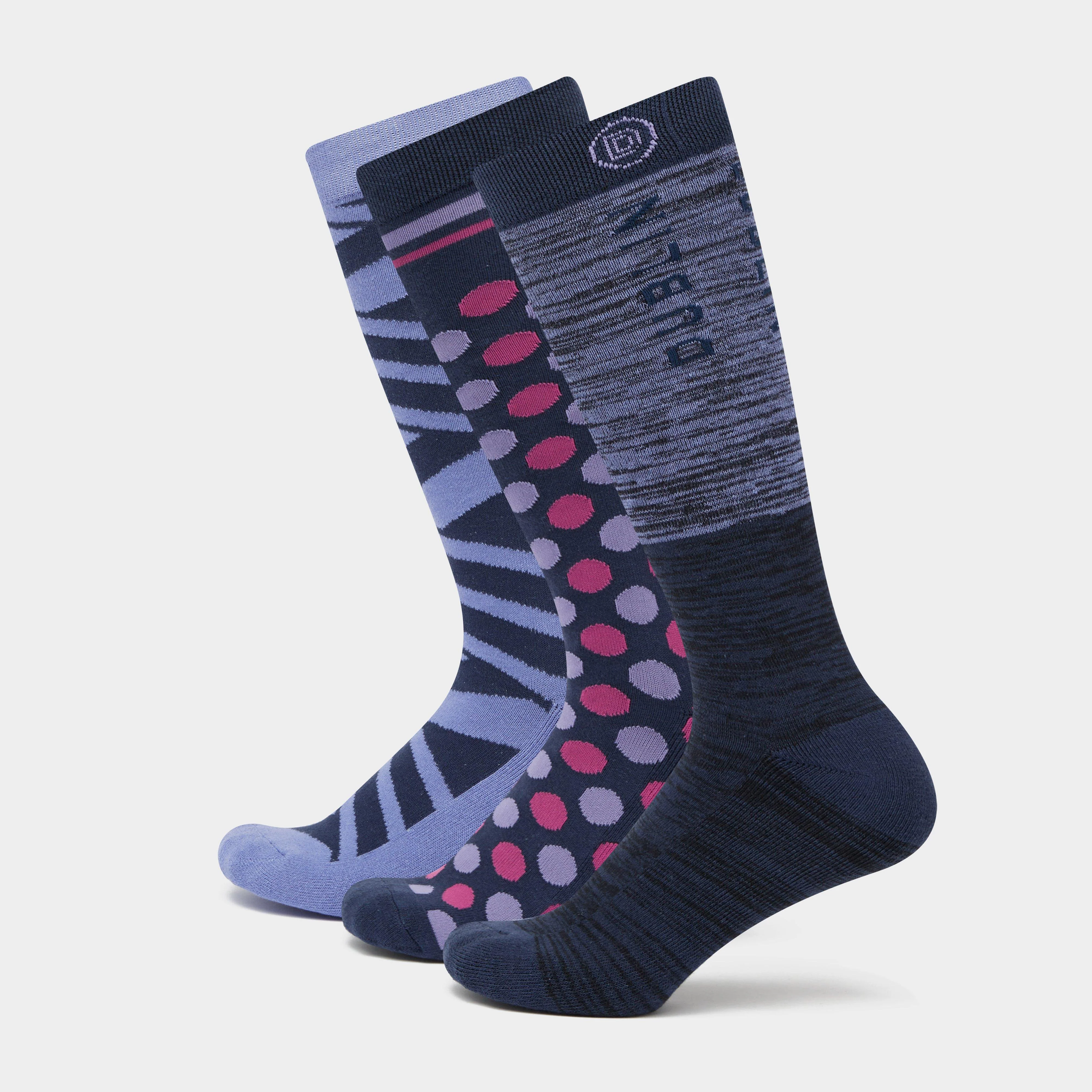 3 Pack Socks Blueberry Navy Ombre - Image 3